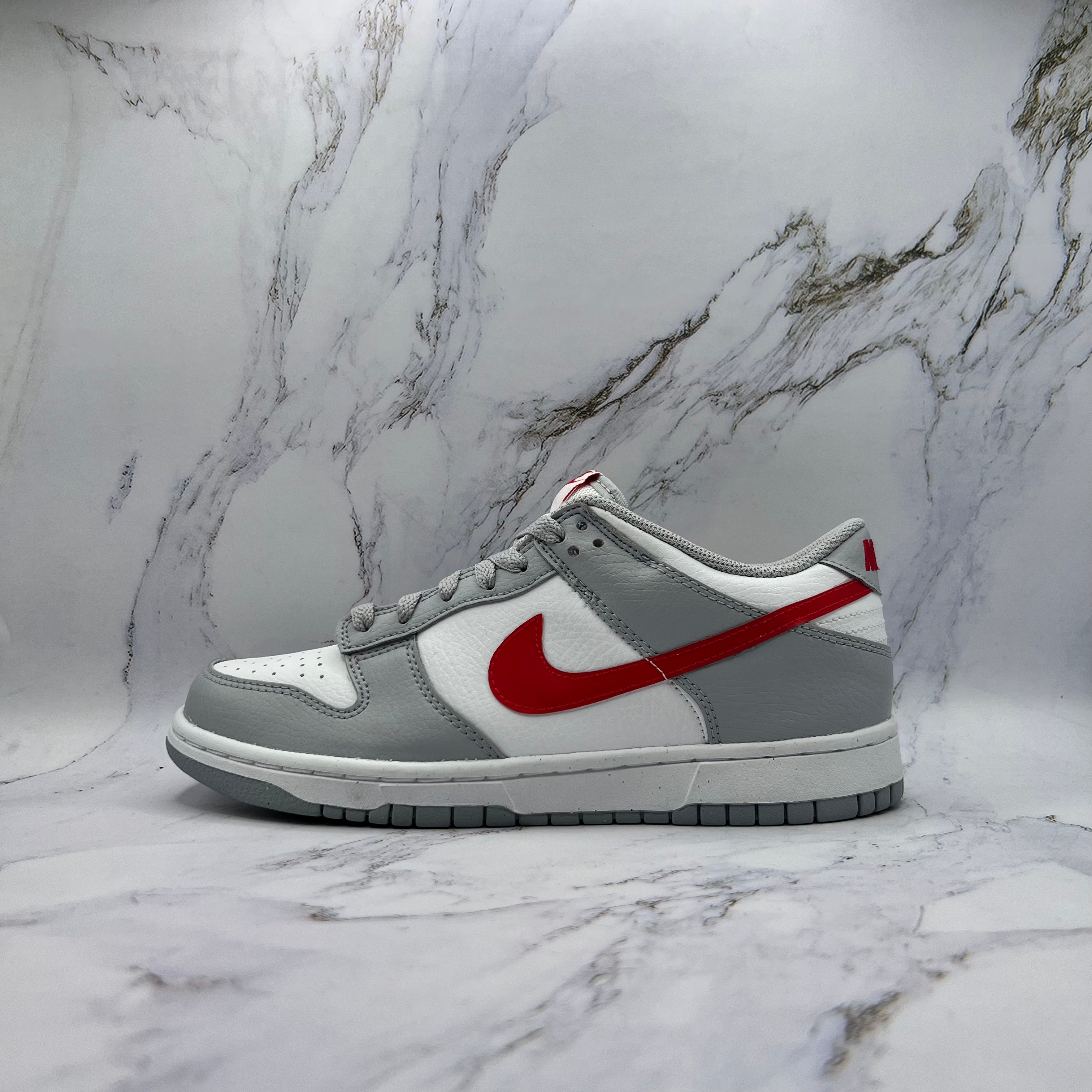 Nike Dunk Low Gs Grey Red