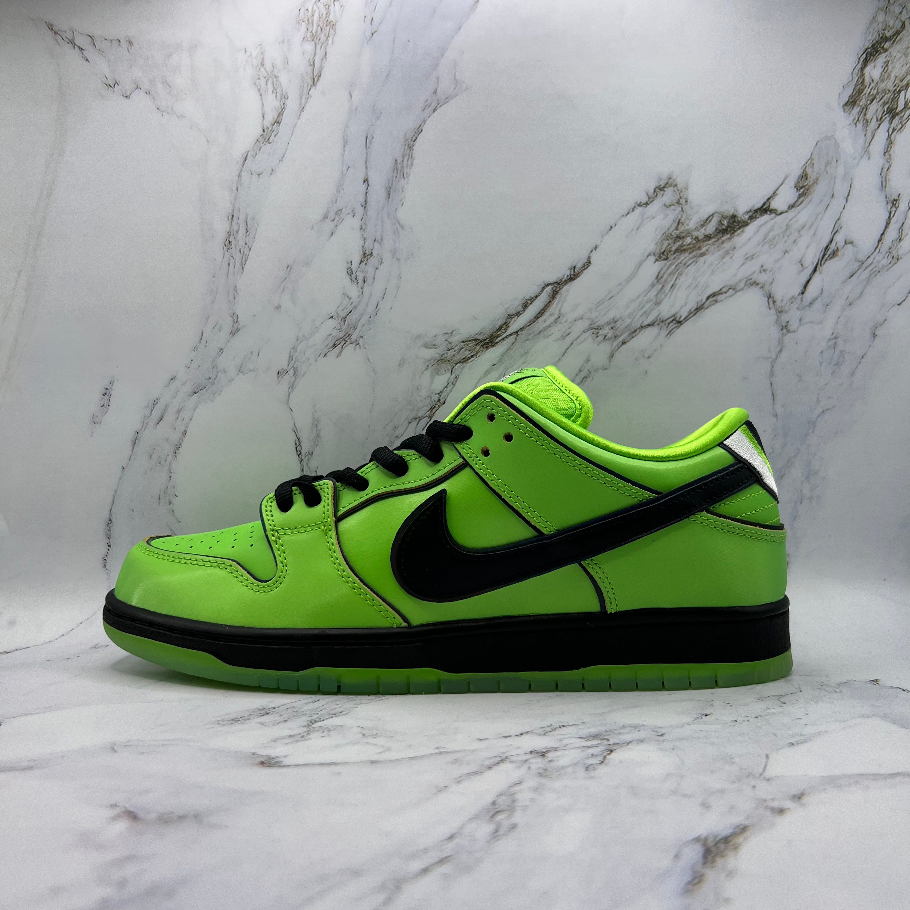Nike Sb Dunk Low X Power Puff Girls Buttercup