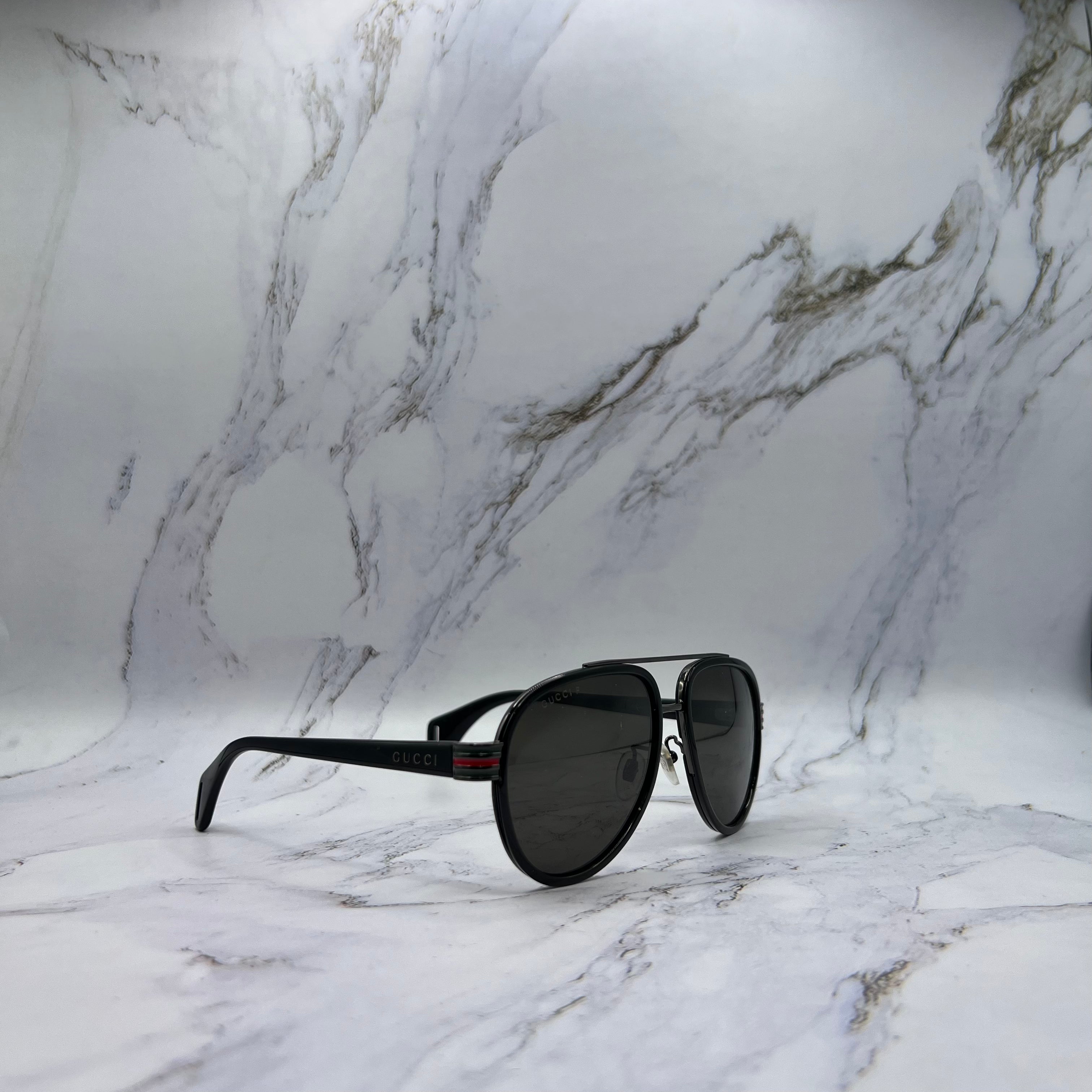 Gucci Pilot Aviators Black (Lightly Worn)