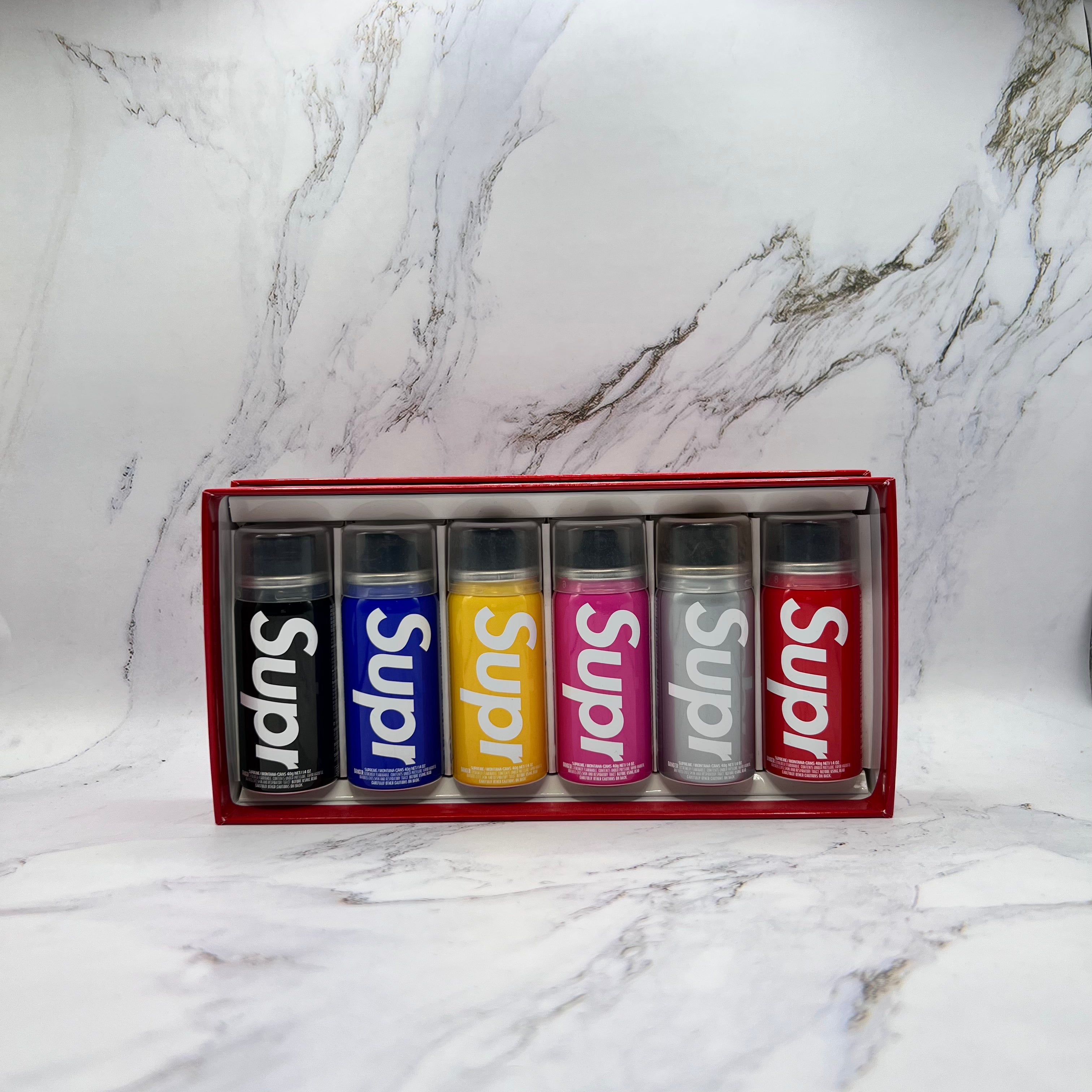 Supreme X Montana Mini Spray Paint Cans