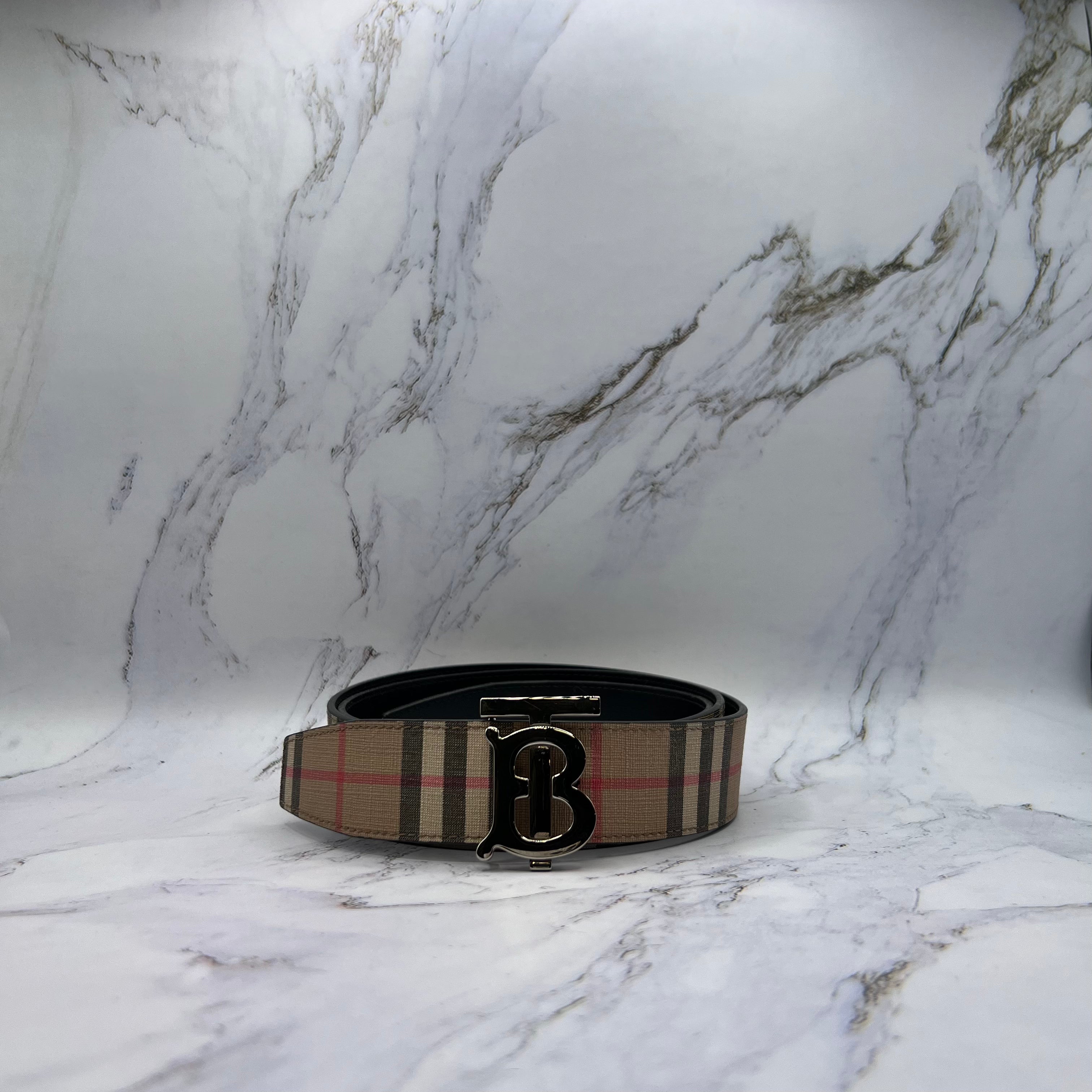 Burberry Belt Plaid Print (Lightly Worn + No Box)