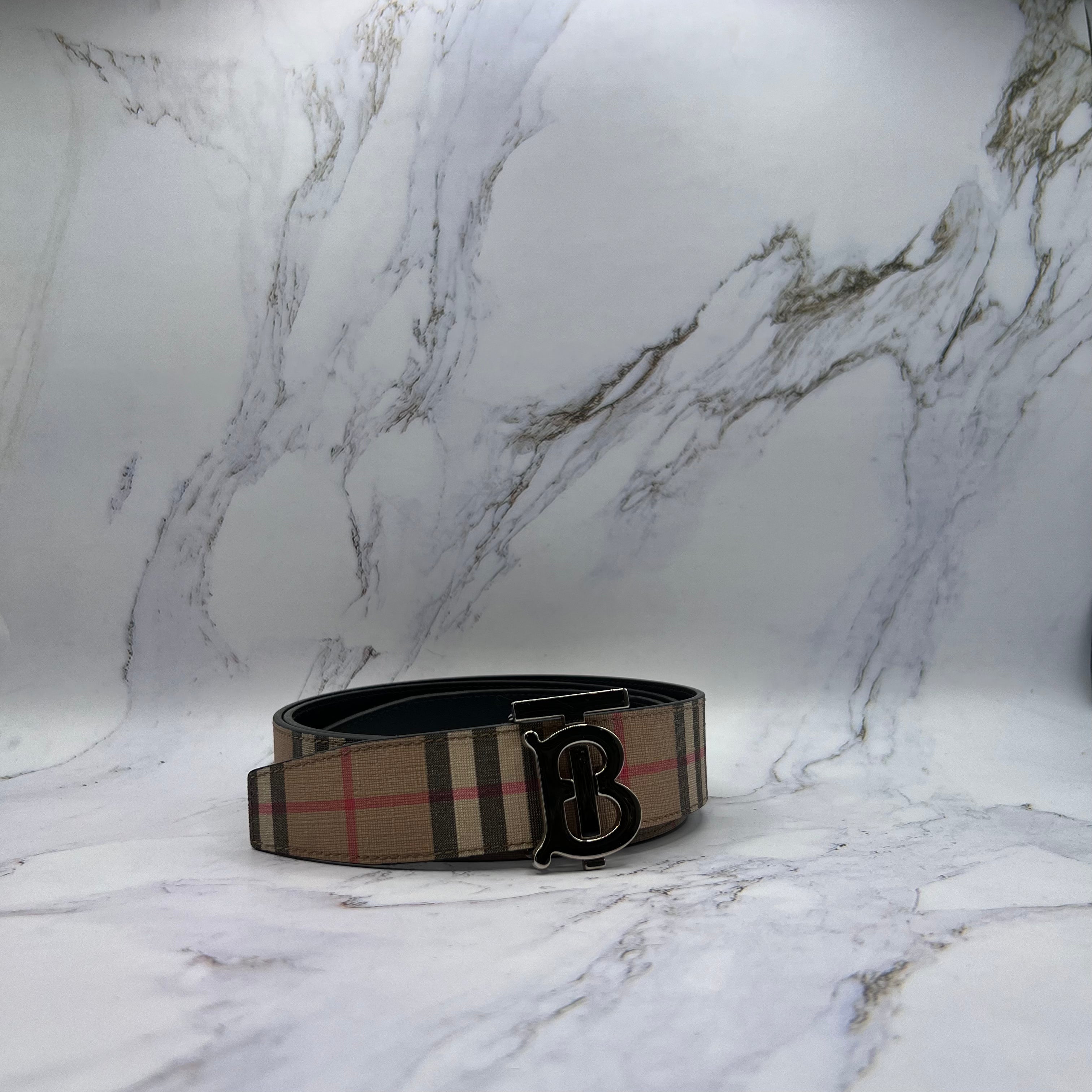 Burberry Belt Plaid Print (Lightly Worn + No Box)