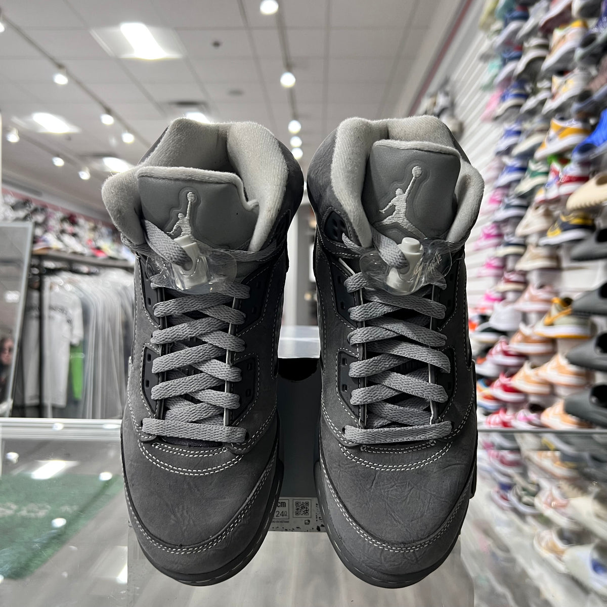 Jordan Retro 5 Gs Wolf Grey (Lightly Worn)