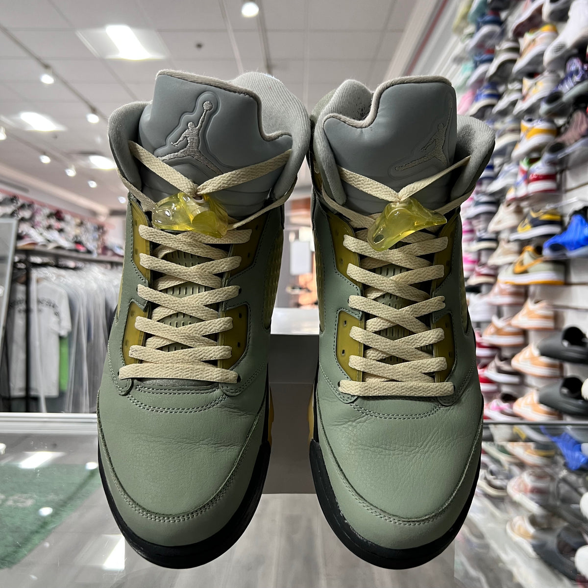 Jordan Retro 5 Mens Jade Horizon (Lightly Worn+Replacement Box+Replacement Laces)