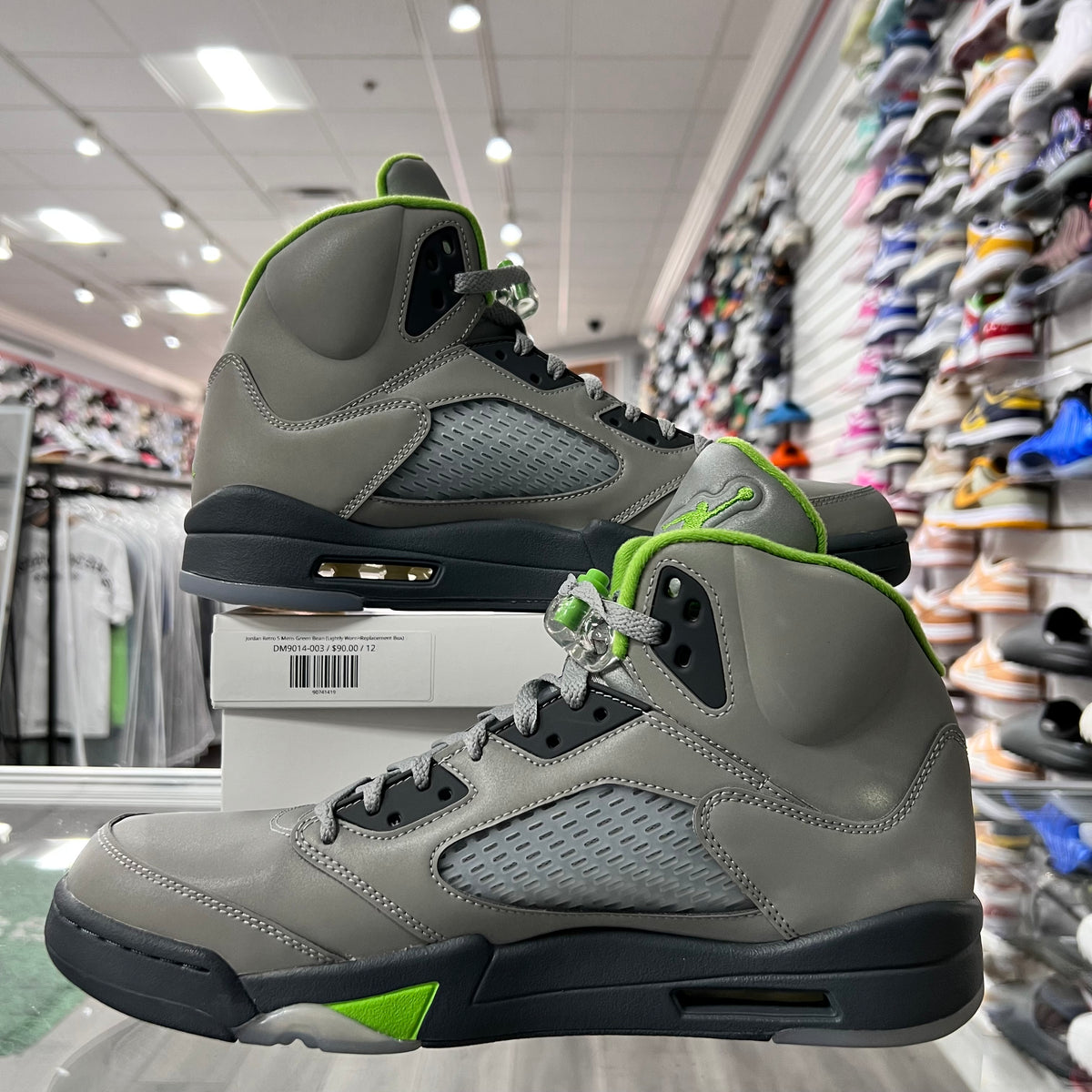 Jordan Retro 5 Mens Green Bean (Lightly Worn+Replacement Box)