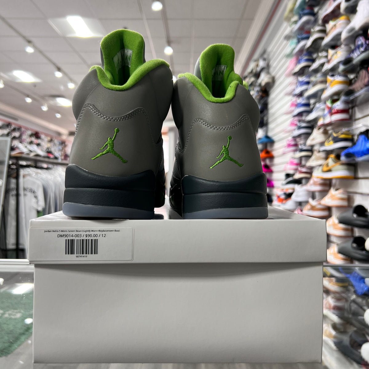 Jordan Retro 5 Mens Green Bean (Lightly Worn+Replacement Box)