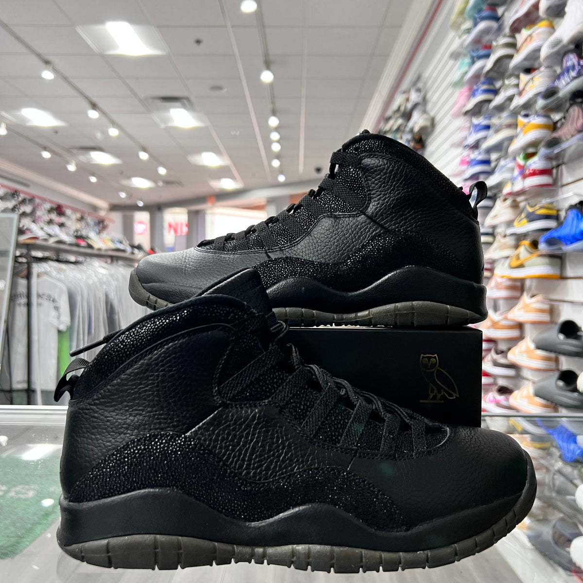 Jordan Retro 10 Mens Drake OVO Black (Lightly Worn)