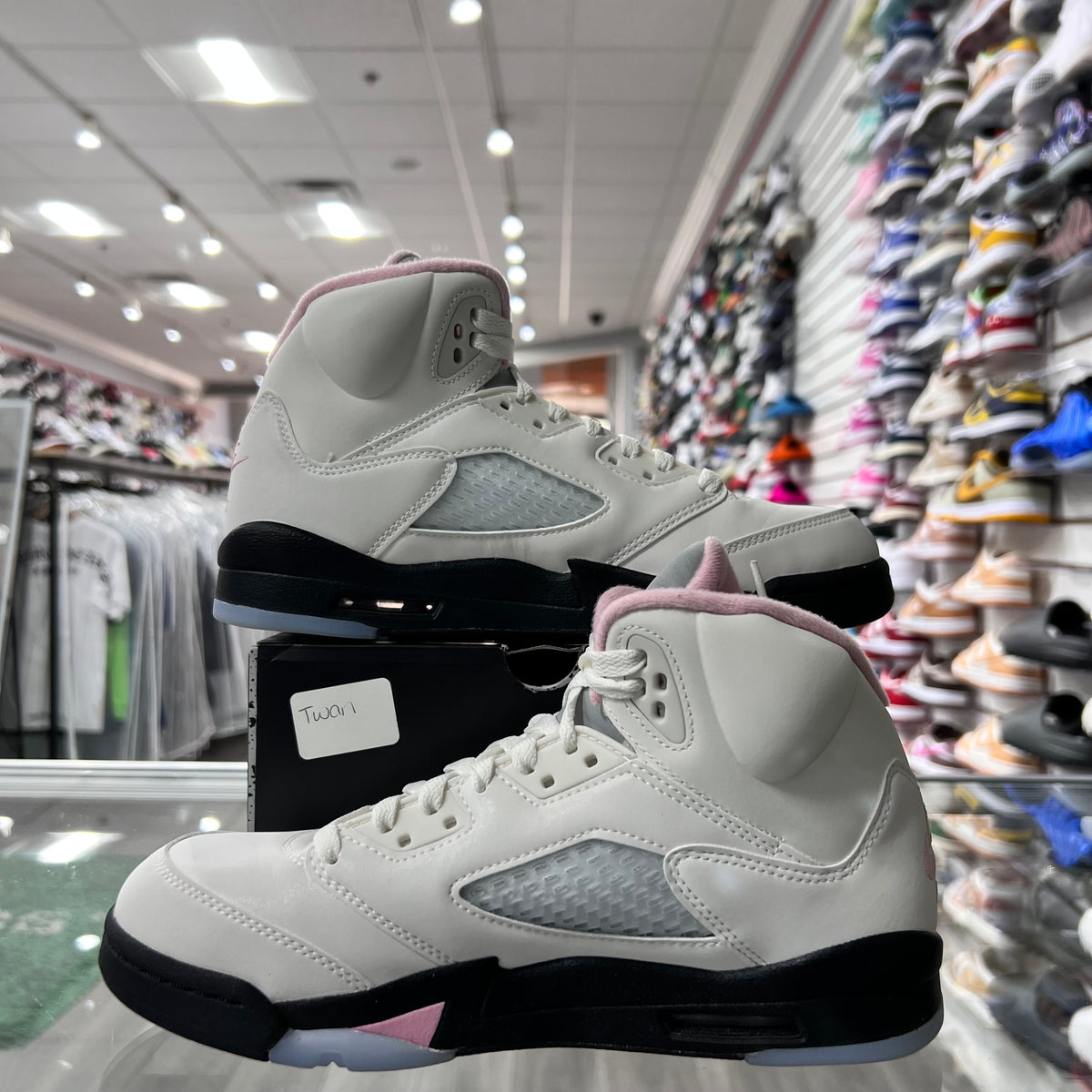 Jordan Retro 5 Gs Medium Soft Pink (Lightly Worn)