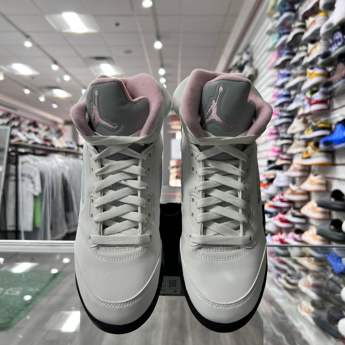 Jordan Retro 5 Gs Medium Soft Pink (Lightly Worn)