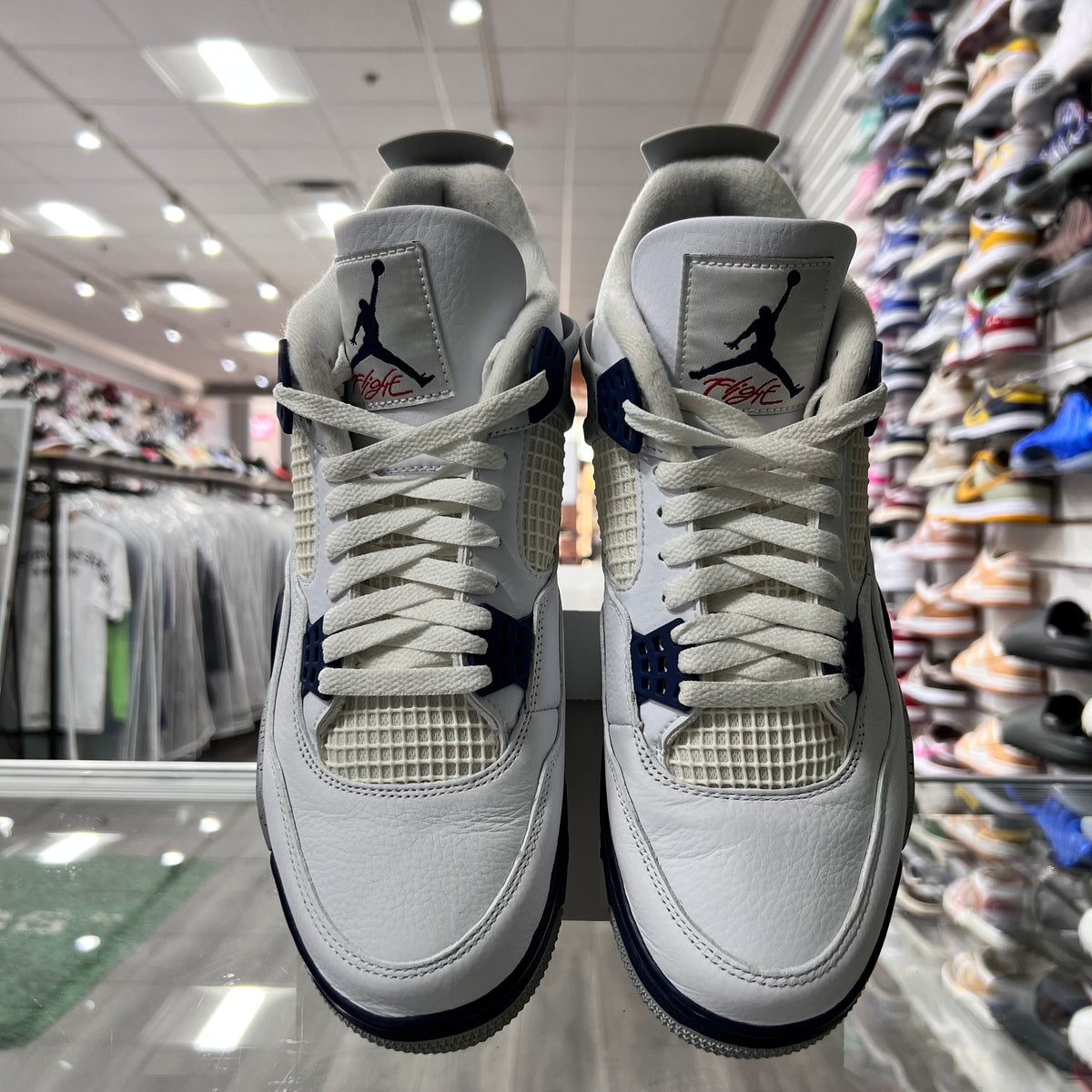 Jordan Retro 4 Mens Midnight Navy (Lightly Worn+Replacement Box)