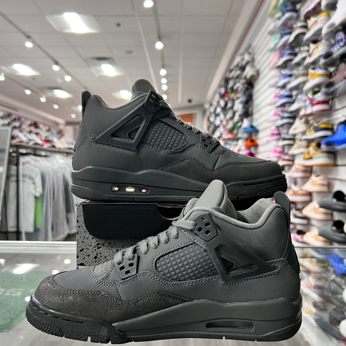 Jordan Retro 4 GS Wet Cement (B-Grade)(Lightly Worn+Replacement Box)