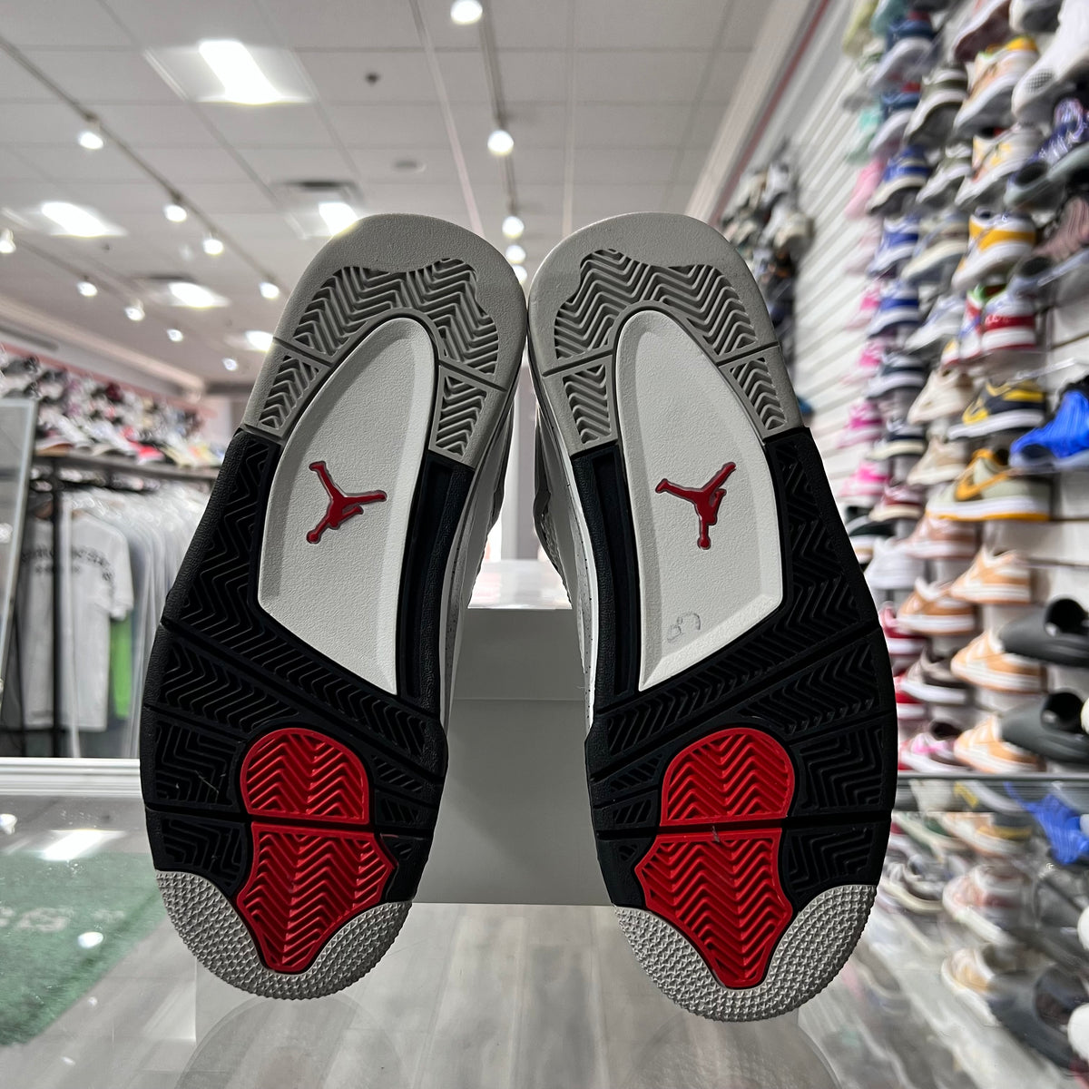 Jordan Retro 4 Gs White Cement (B-Grade)(Lightly Worn+Replacement Box)