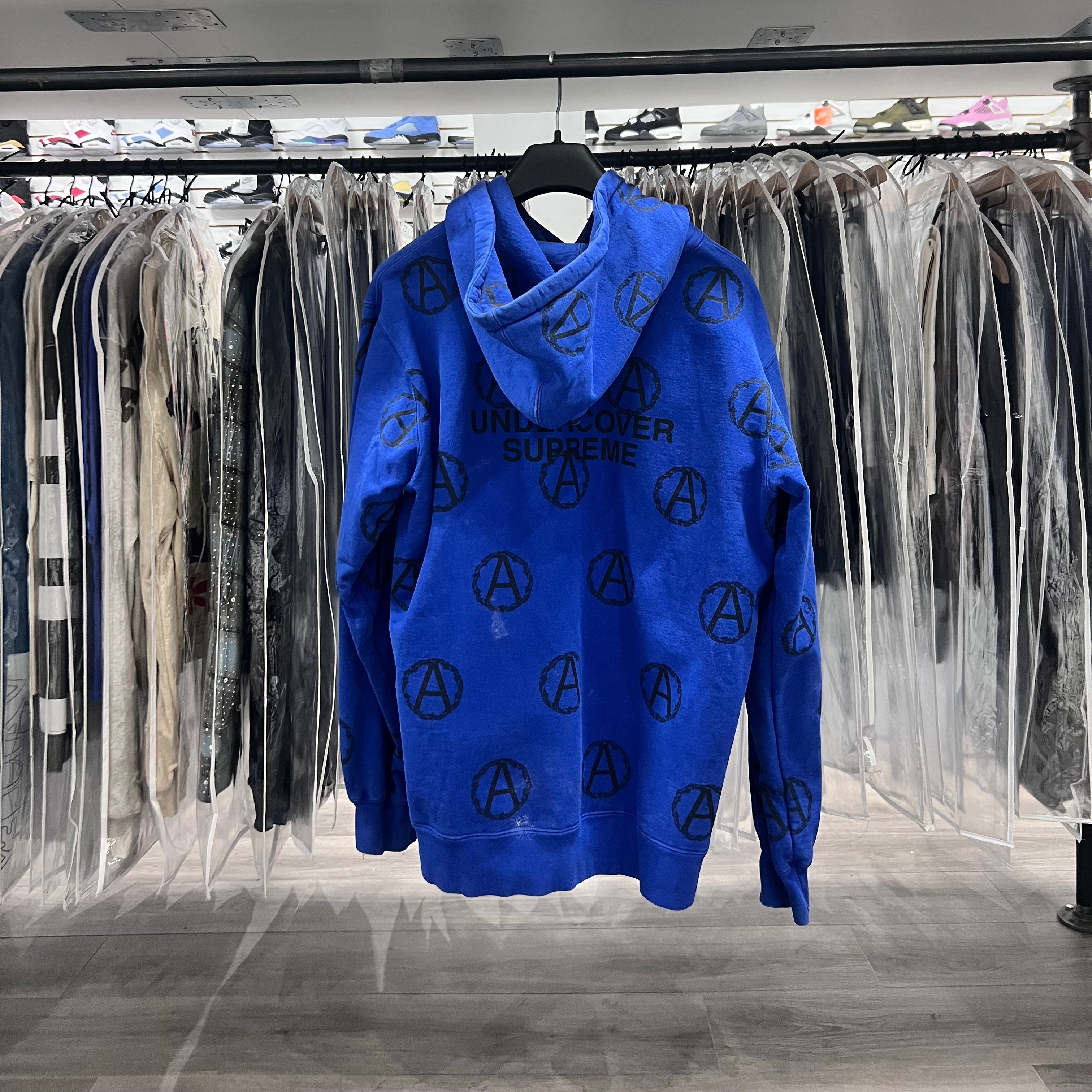 Supreme X Undercover Hoodie Blue (Lightly Worn)