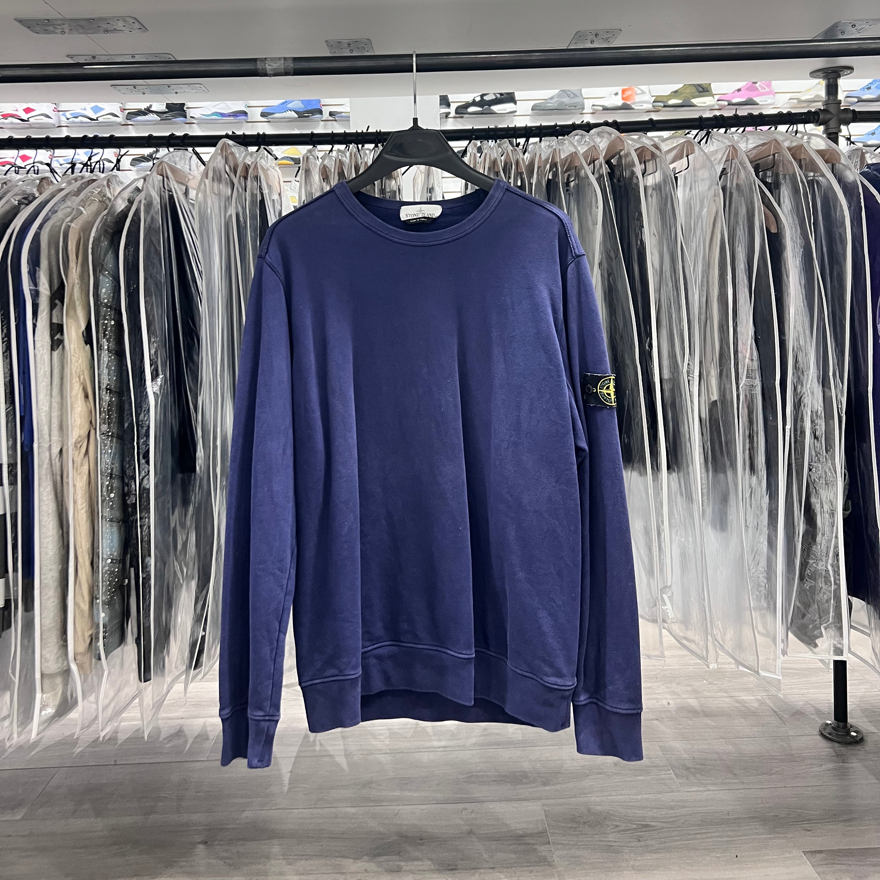 Stone Island Sweater Navy (Lightly Worn)