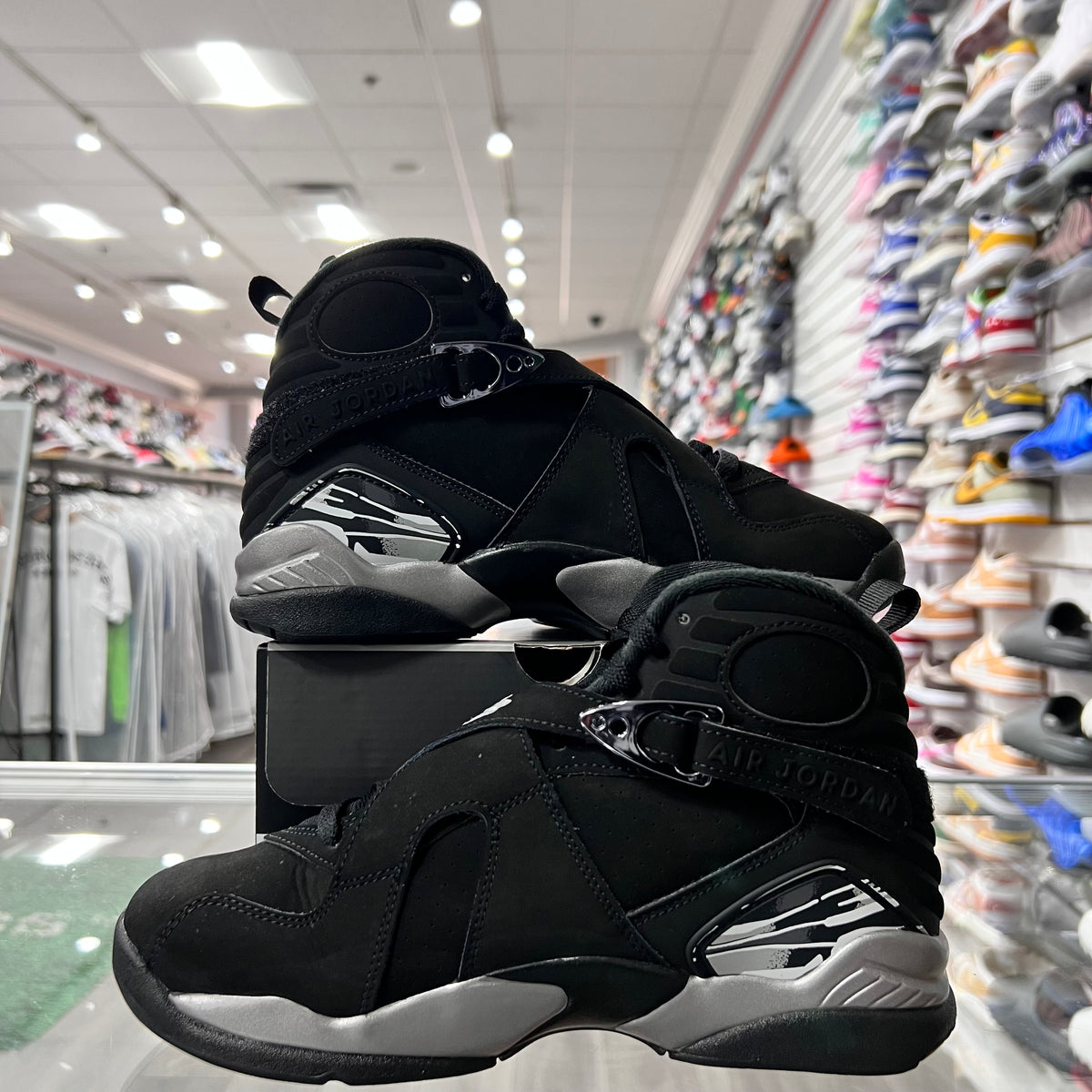 Jordan Retro 8 Gs Chrome (Lightly Worn)