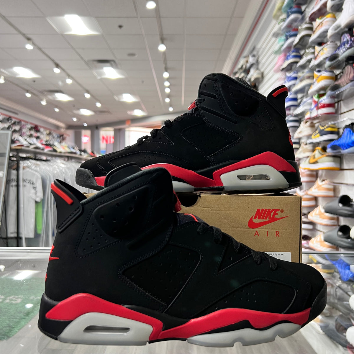 Jordan Retro 6 Mens Salesman Infrared (Lightly Worn)