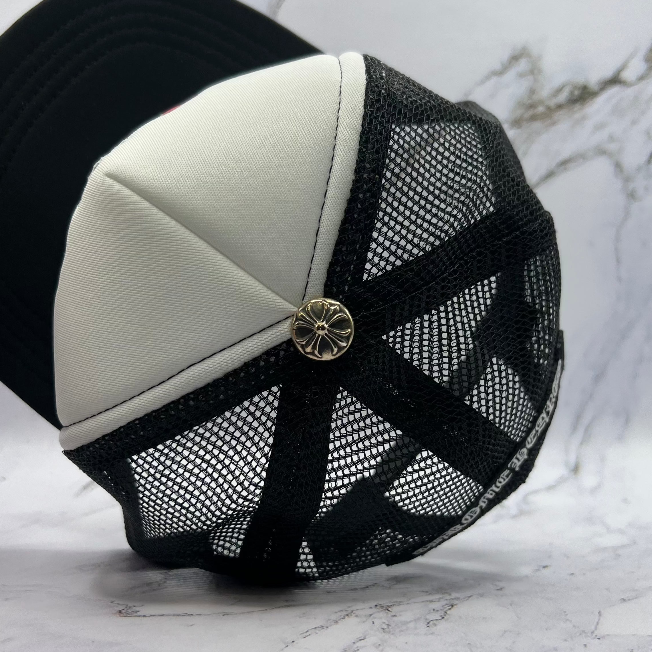 Chrome Hearts USA Leather Patches Trucker