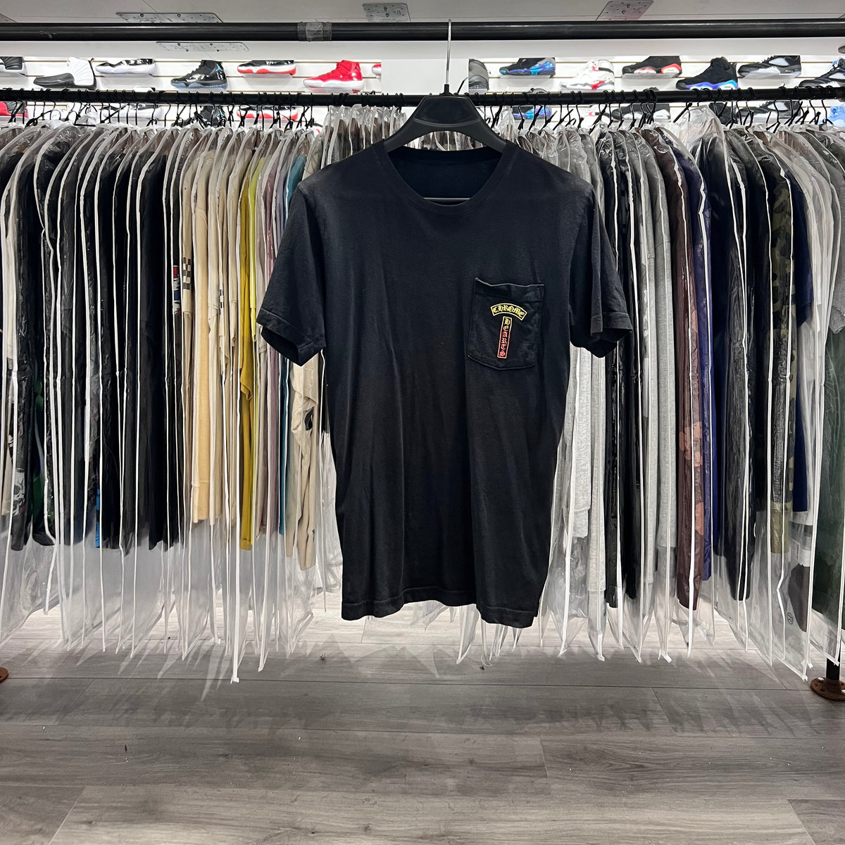 Chrome hearts Gradient T-Bar Tee Black (Lightly Worn)