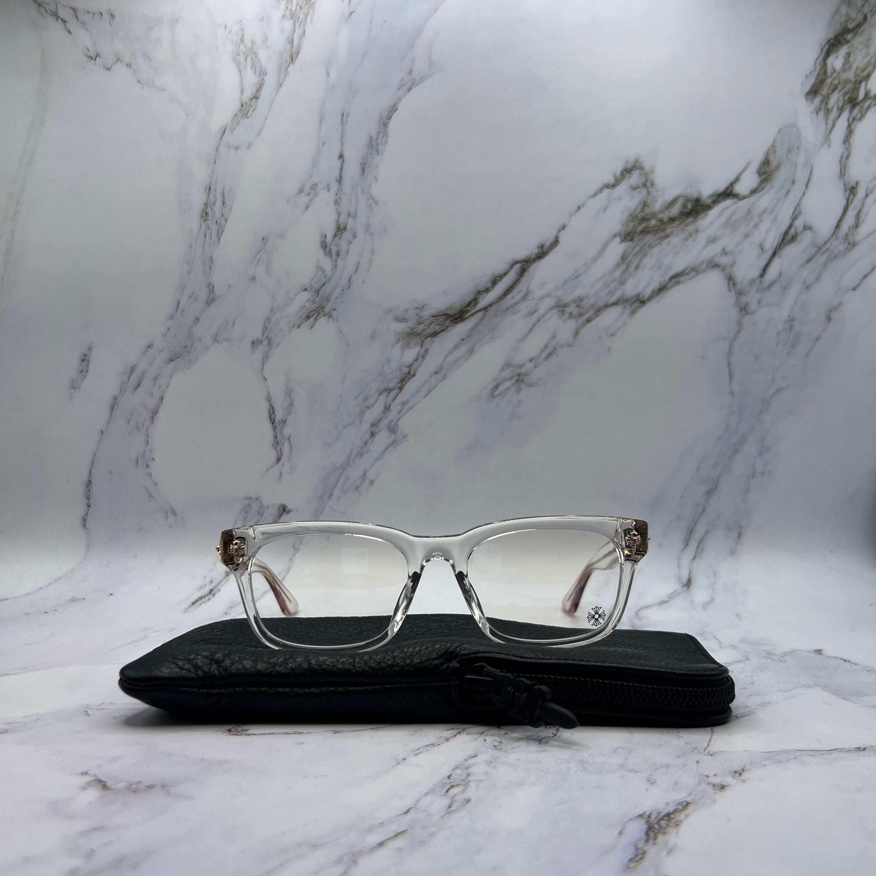 Chrome Hearts Vagilante Frames Crystal Gold ( Lightly Worn)