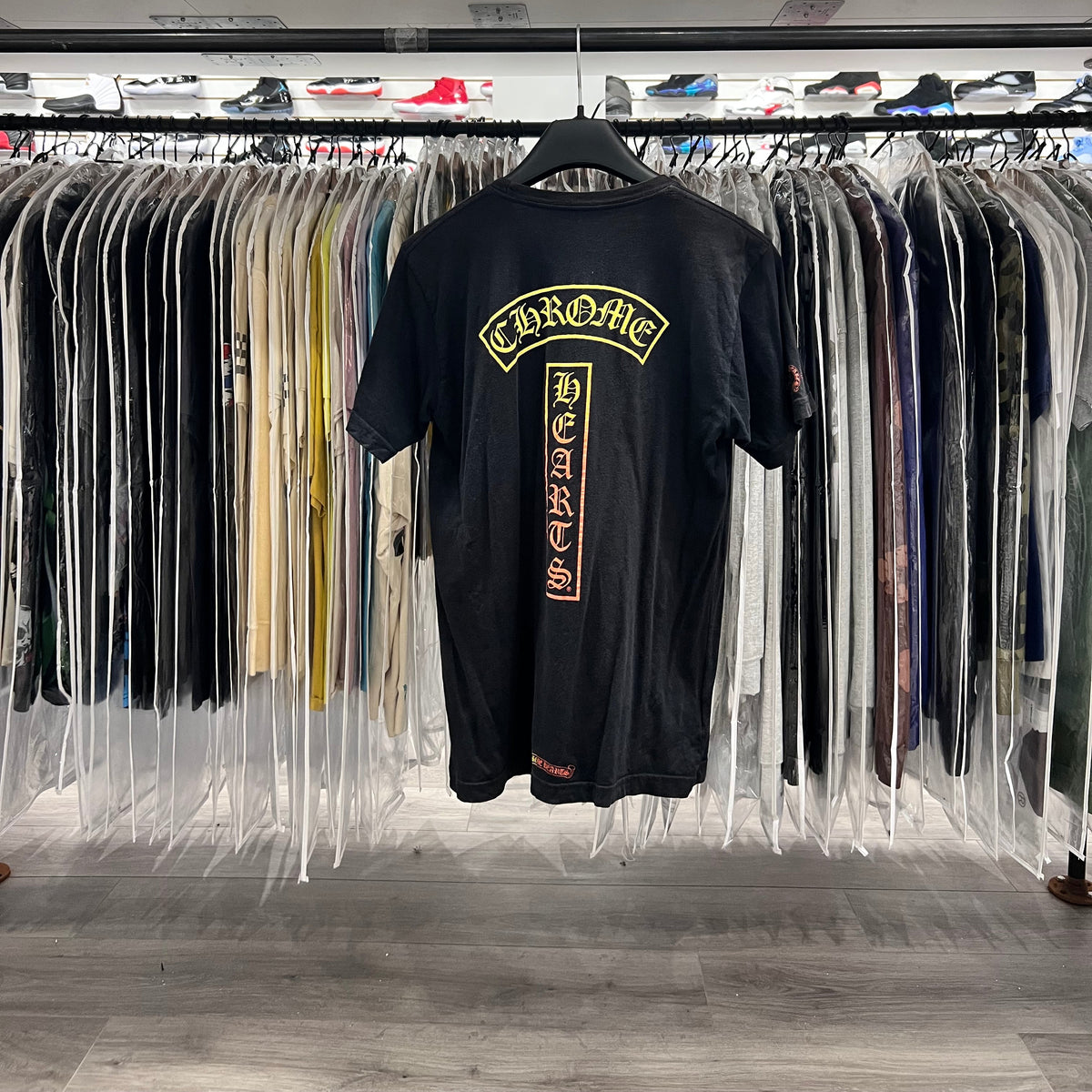 Chrome hearts Gradient T-Bar Tee Black (Lightly Worn)