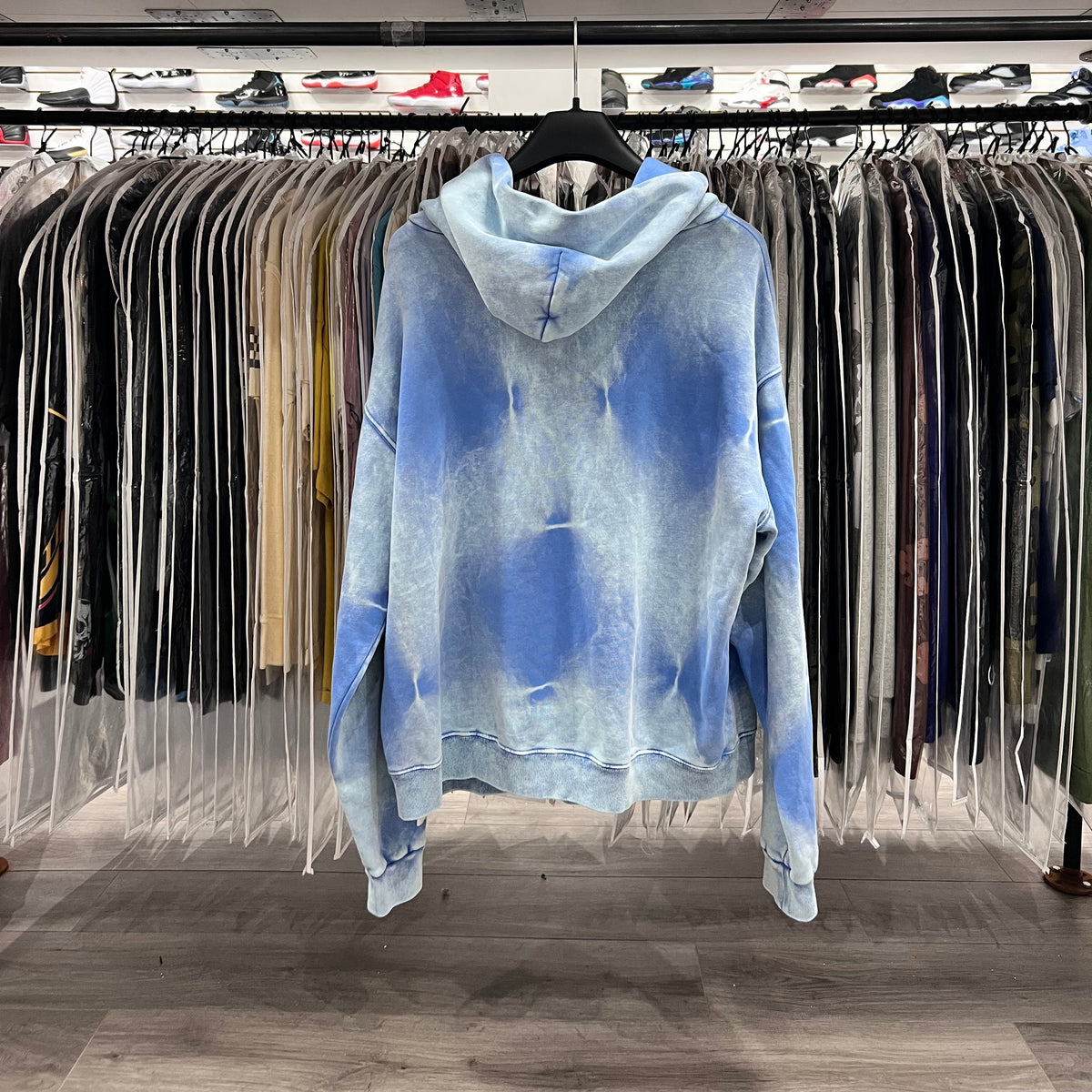 Gallery Dept. Sun Faded Zip Up Hoodie Blue (Lightly Worn)
