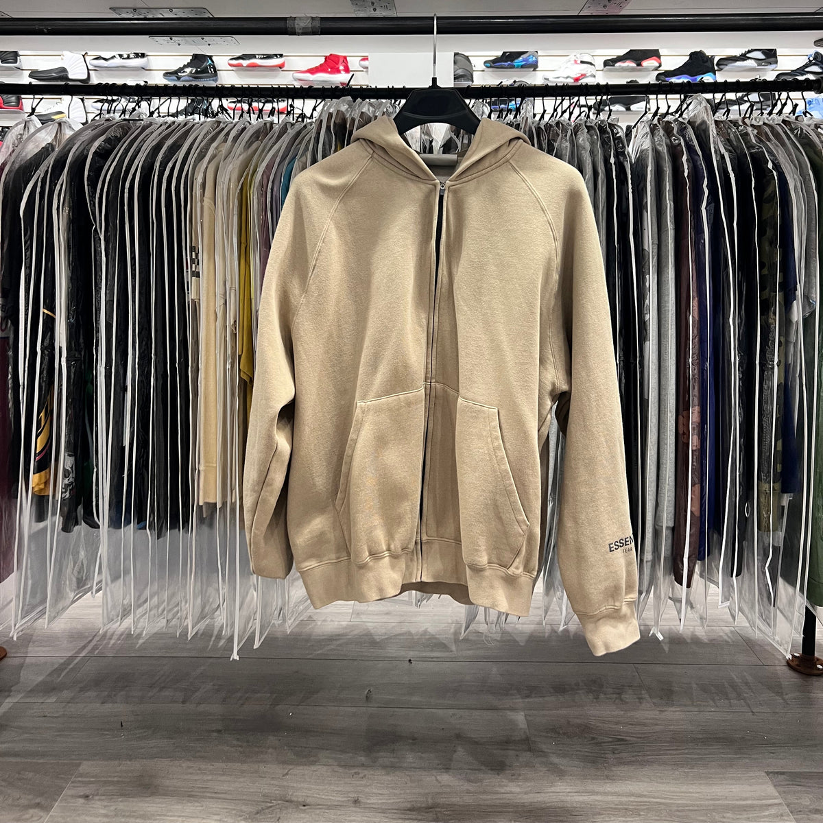 Fear Of God Essentials Timber Zip Up (Lightly Worn)