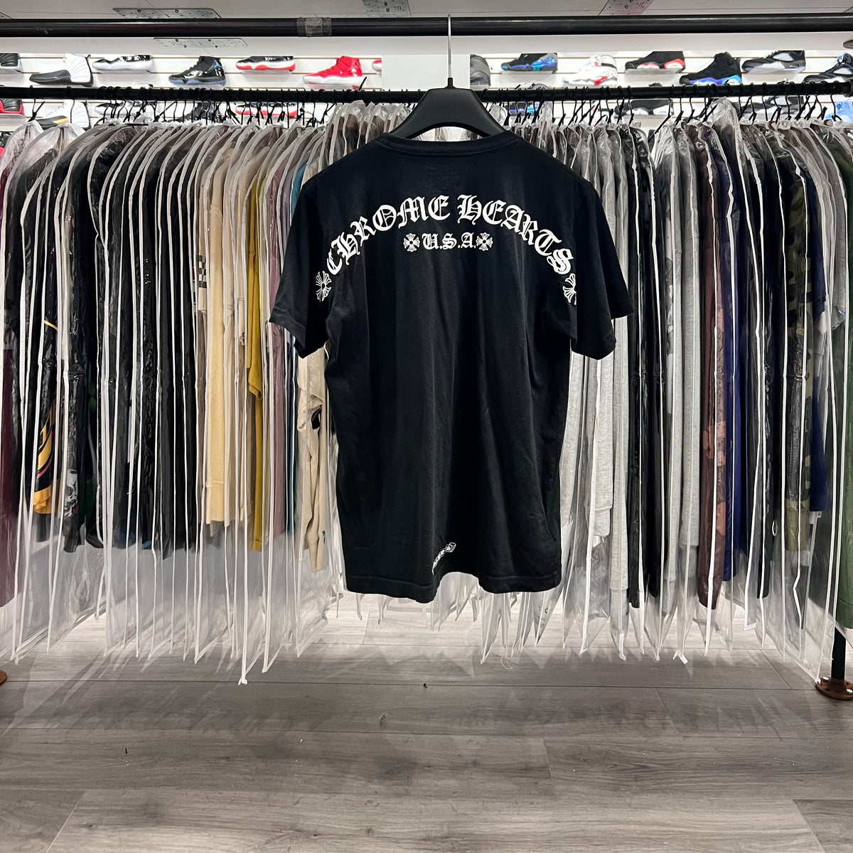 Chrome Hearts Scroll Logo Pocket Tee (Lightly Worn)