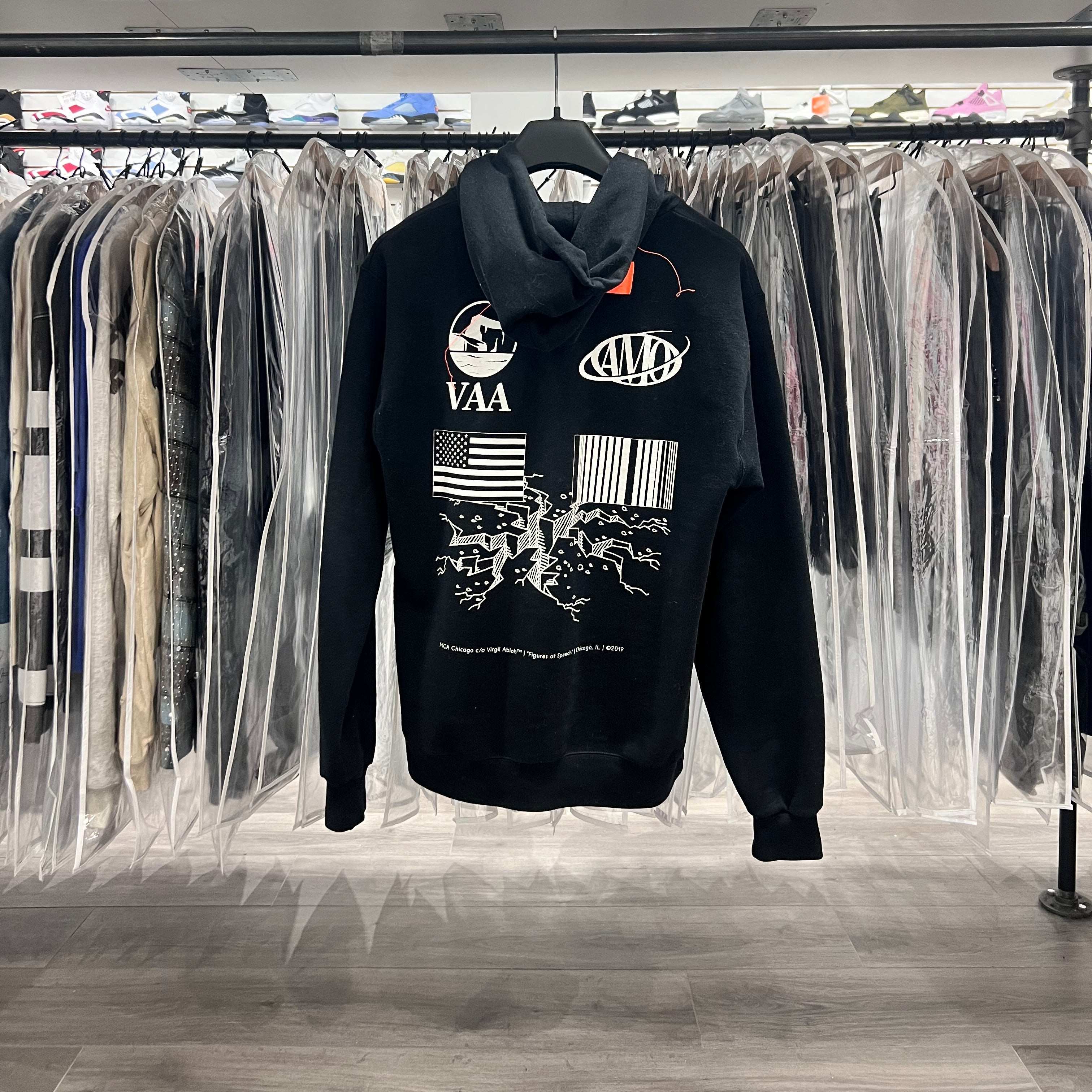 Off White MCA Figures Of Speech Hyperbole Hoodie (Lightly Worn)