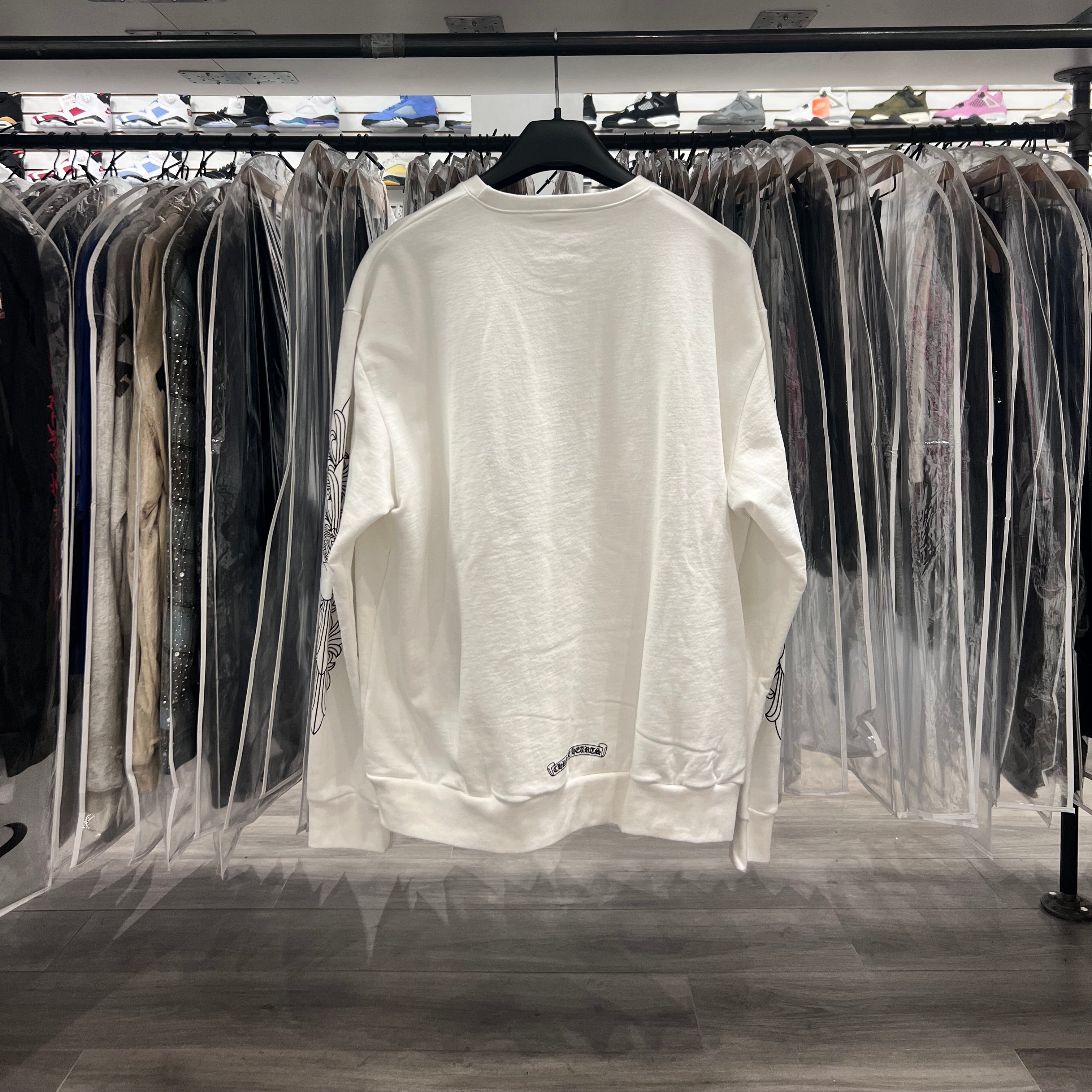 Chrome Hearts Love You Crewneck White