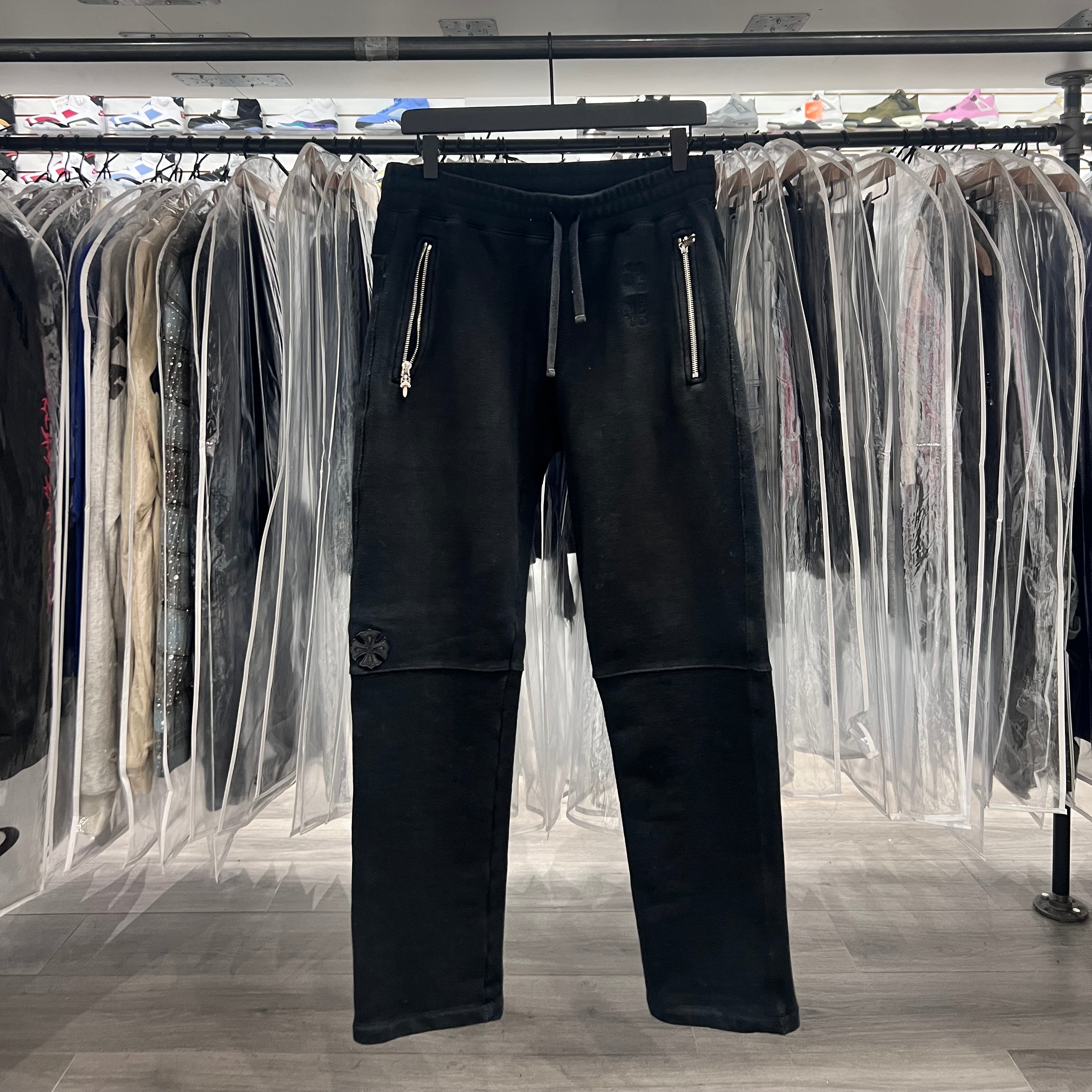 Chrome Hearts Cut And Sew Sweatpants Black (Lightly Worn)