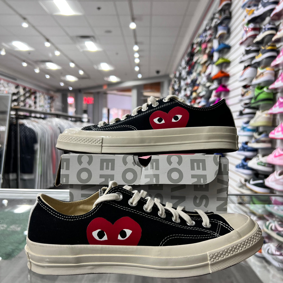 Converse Chuck Taylor All star 70 Ox Comme Des Garcons Play Black (Lightly Worn)