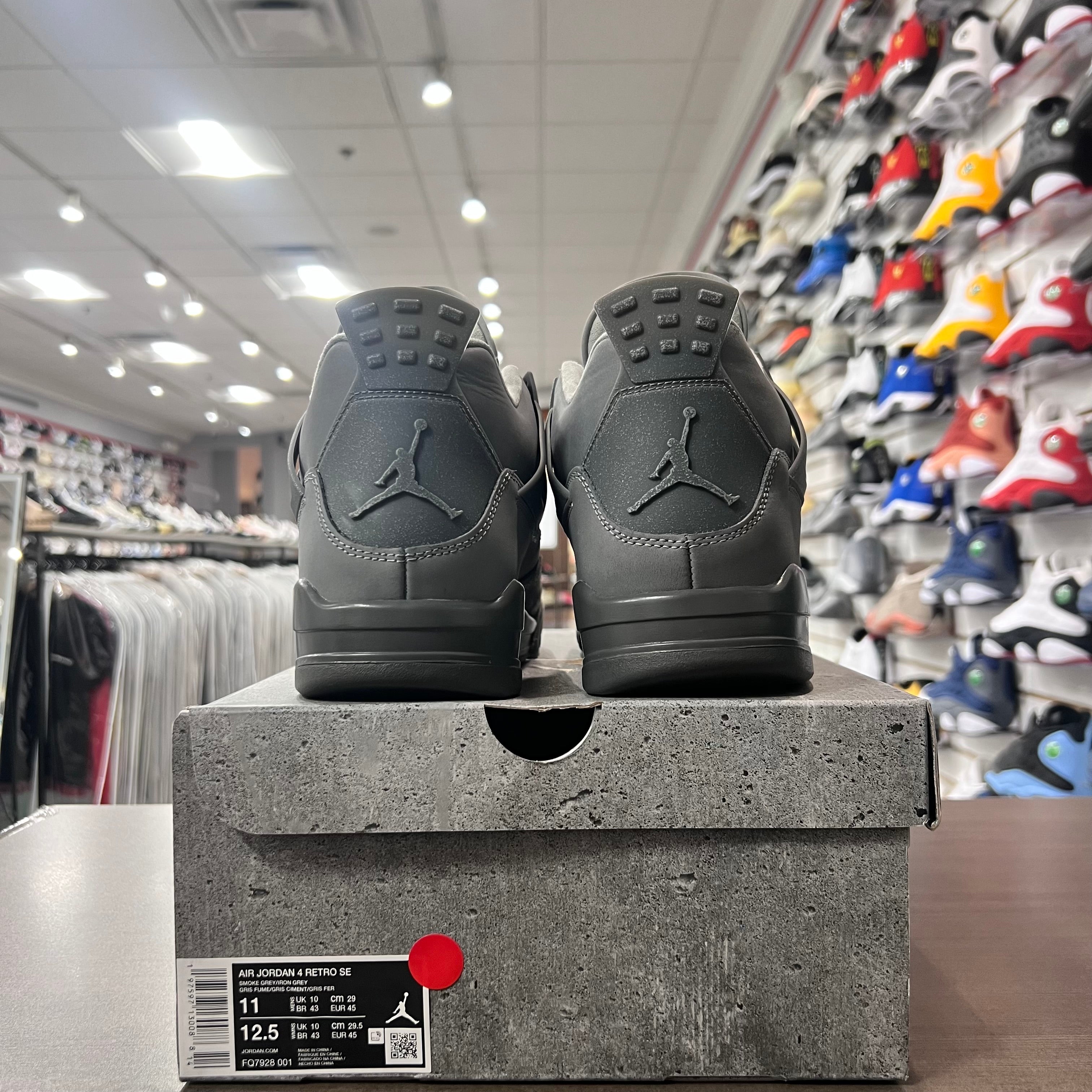 Jordan Retro 4 Mens Wet Cement (Lightly Worn)