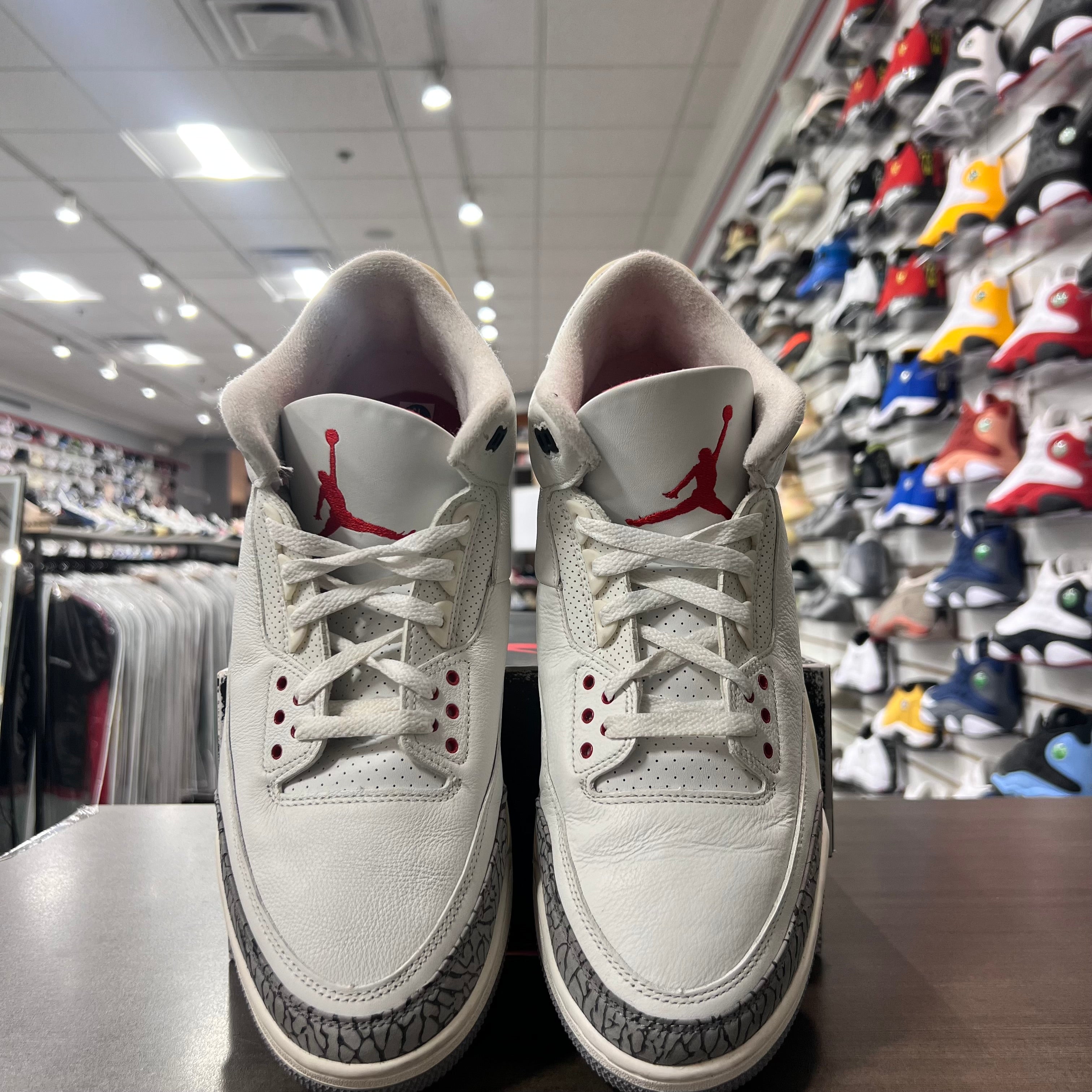Jordan Retro 3 Mens White Cement Reimagined (Lightly Worn)