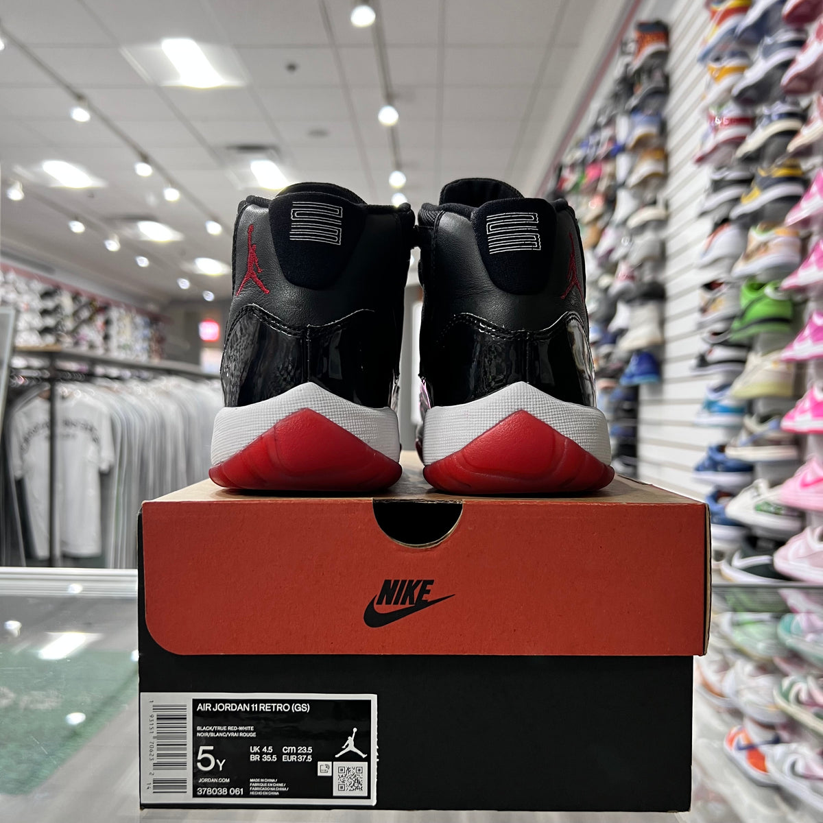 Jordan Retro 11 Gs Bred (Lightly Worn)