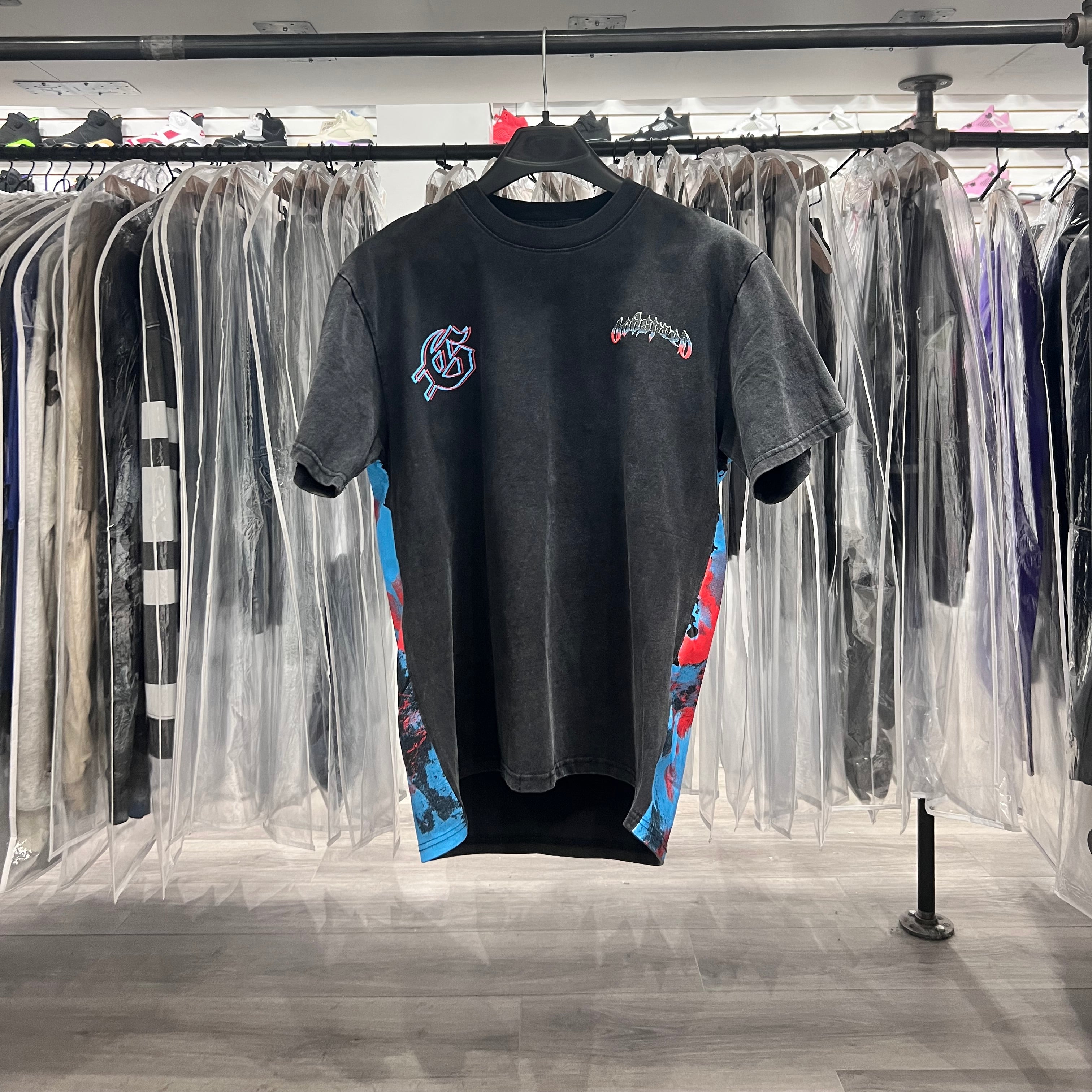 God Speed Skull Tee Blue