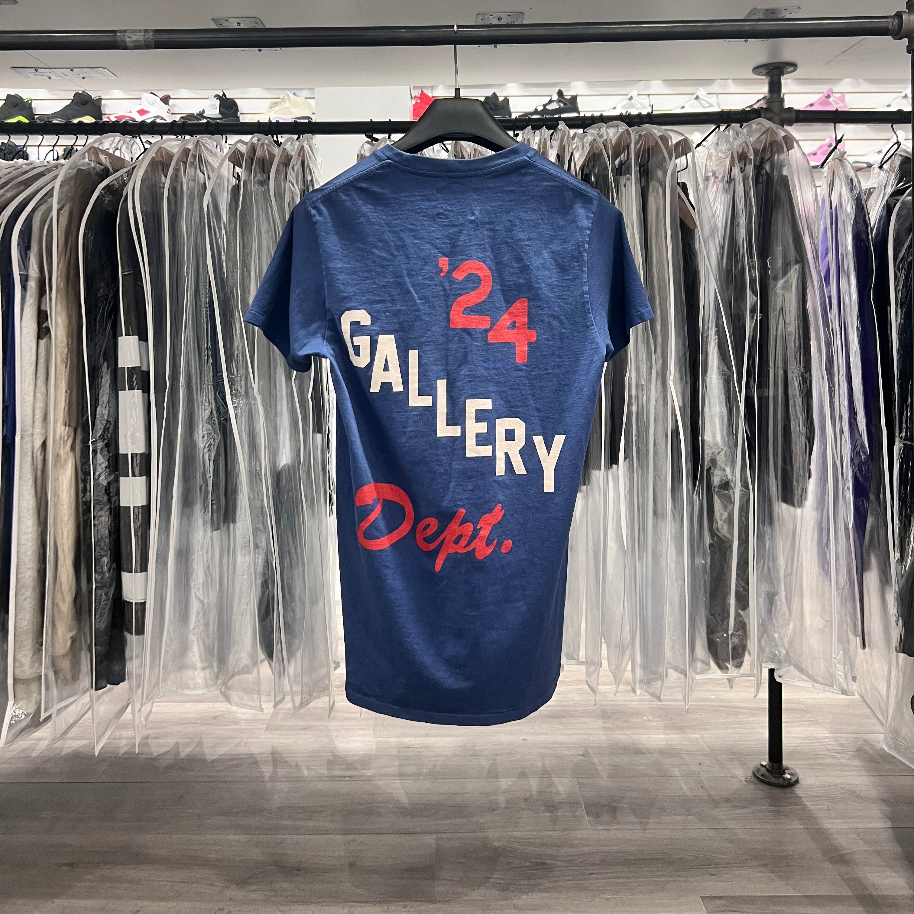 Gallery Dept Boxing Tee Blue (Lightly Worn)