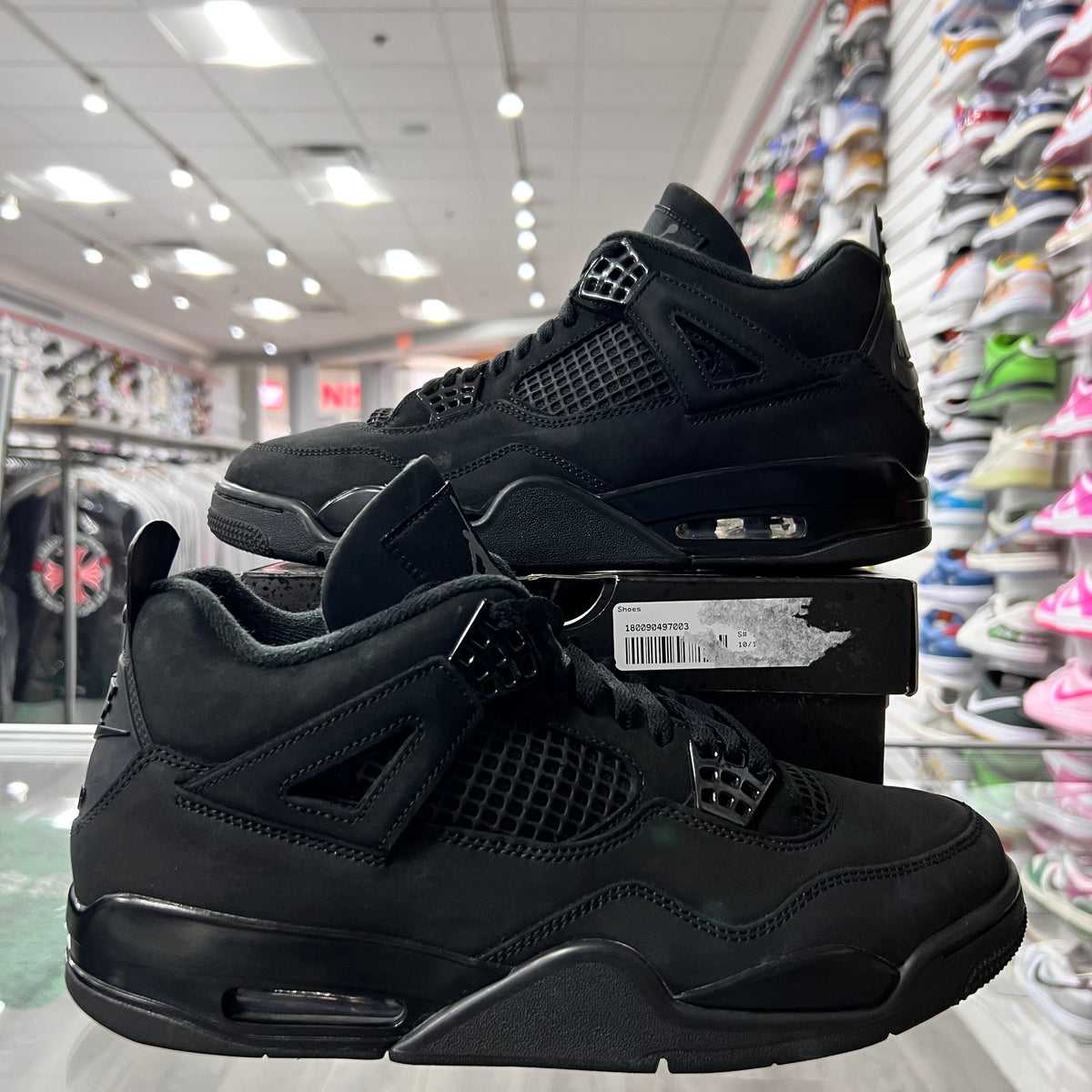 Jordan Retro 4 Mens Black Cat (Lightly Worn)