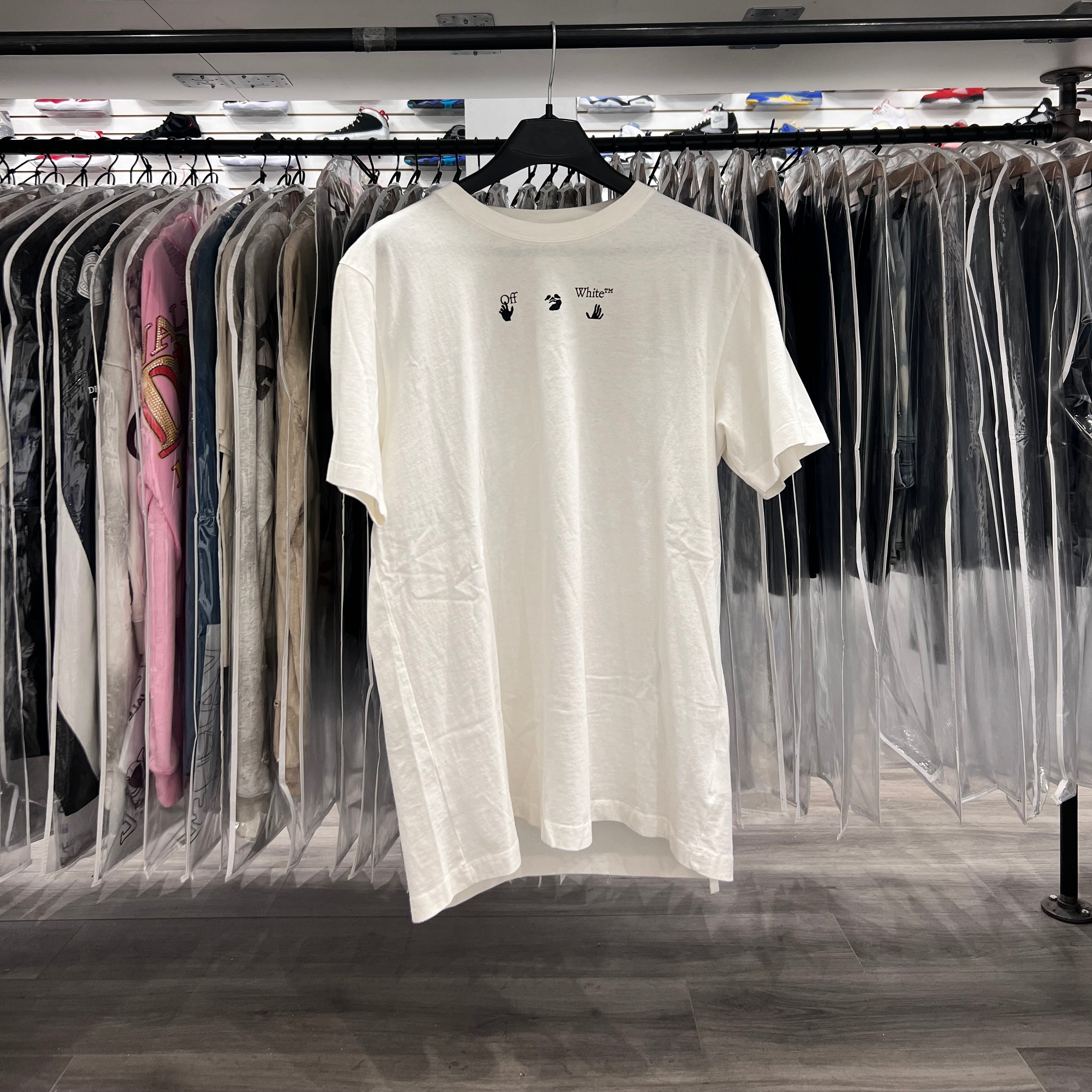 Off White Melted Arrows Tee White (Lightly Worn)