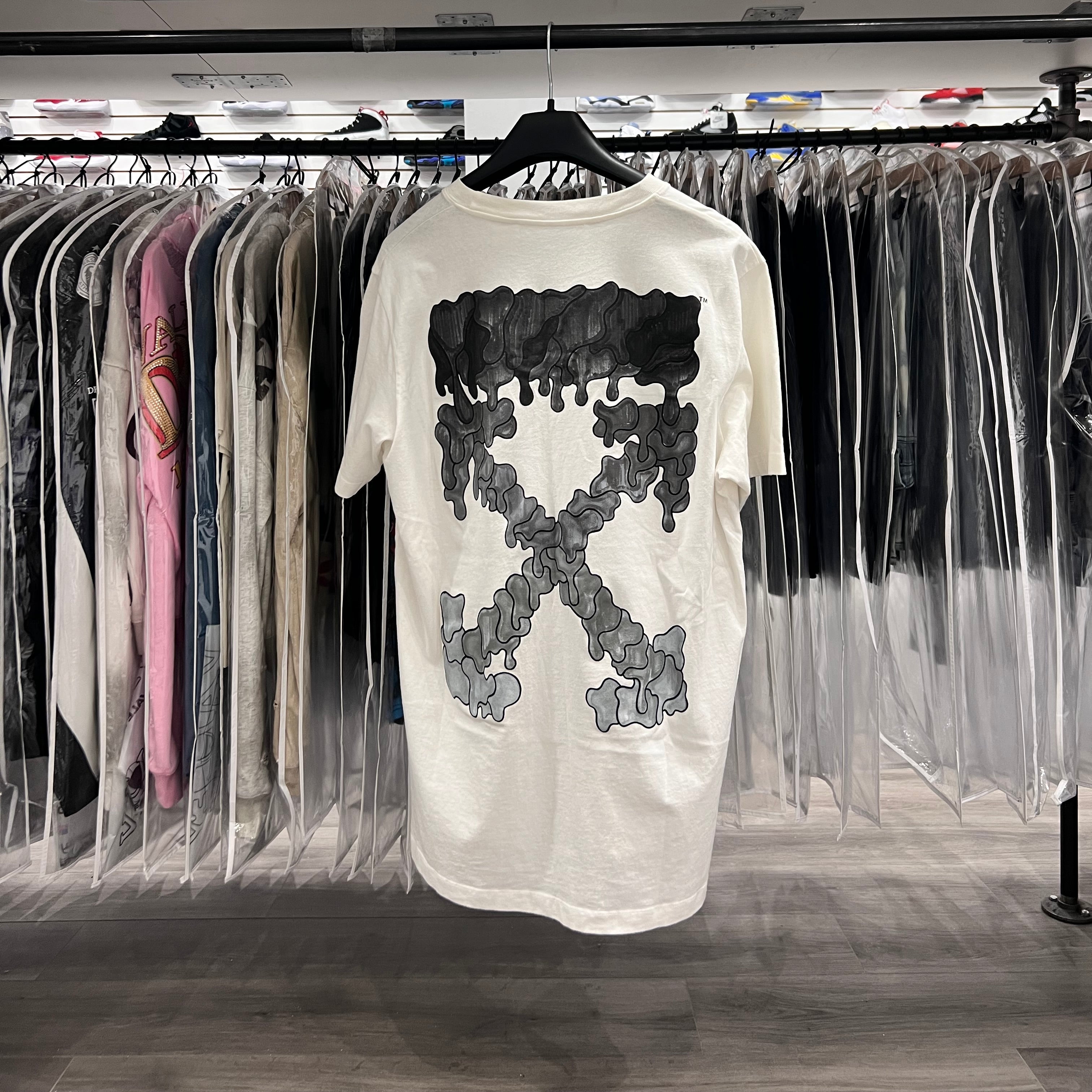 Off White Melted Arrows Tee White (Lightly Worn)