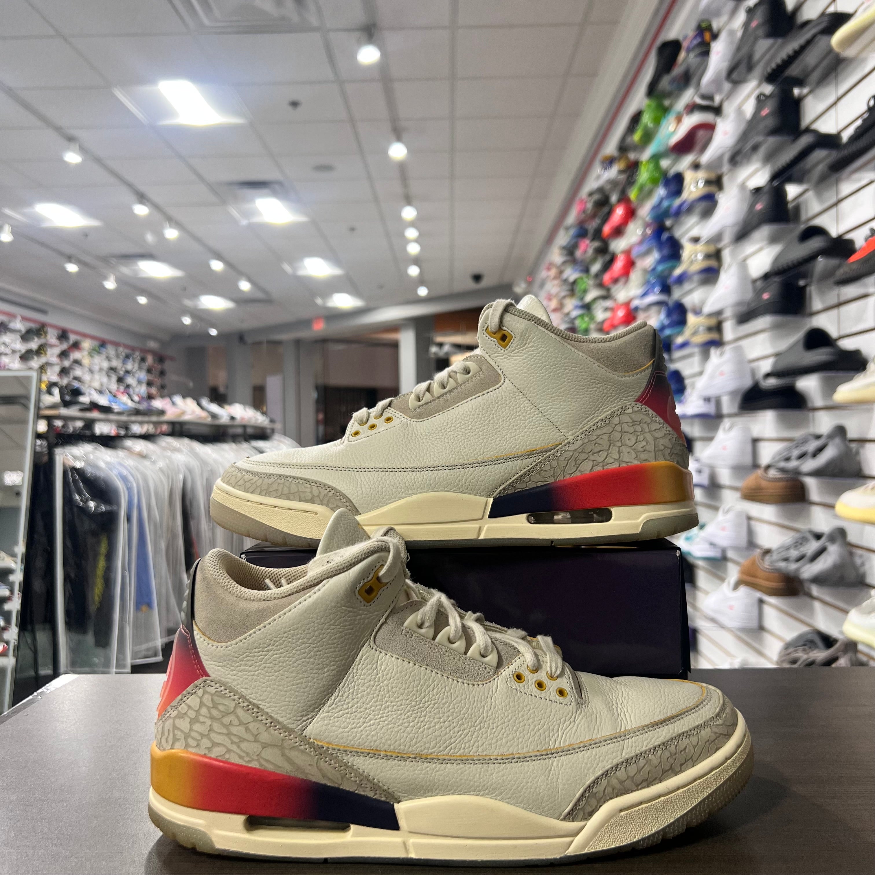 Jordan Retro 3 Mens J Balvin Medellin (Lightly Worn)