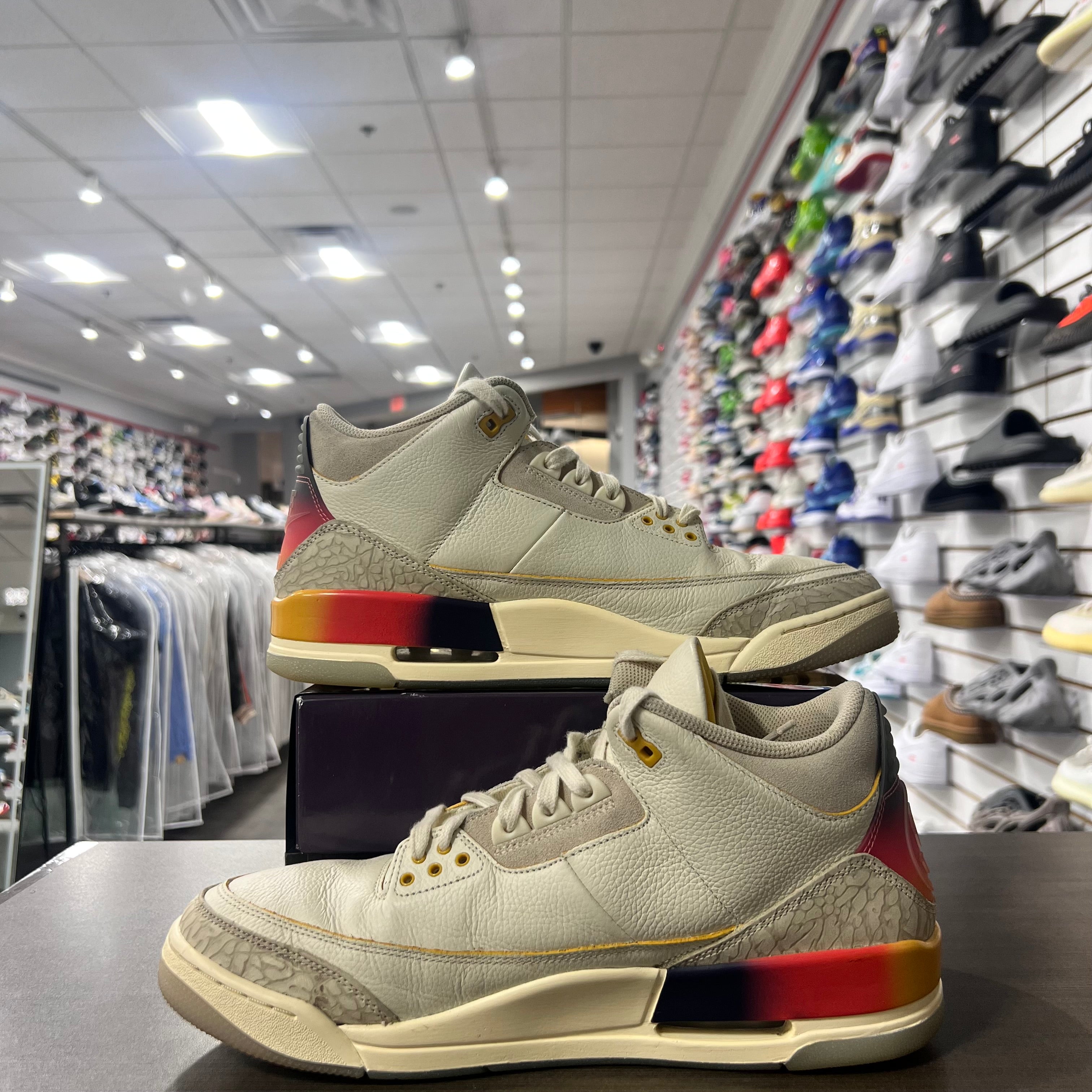 Jordan Retro 3 Mens J Balvin Medellin (Lightly Worn)