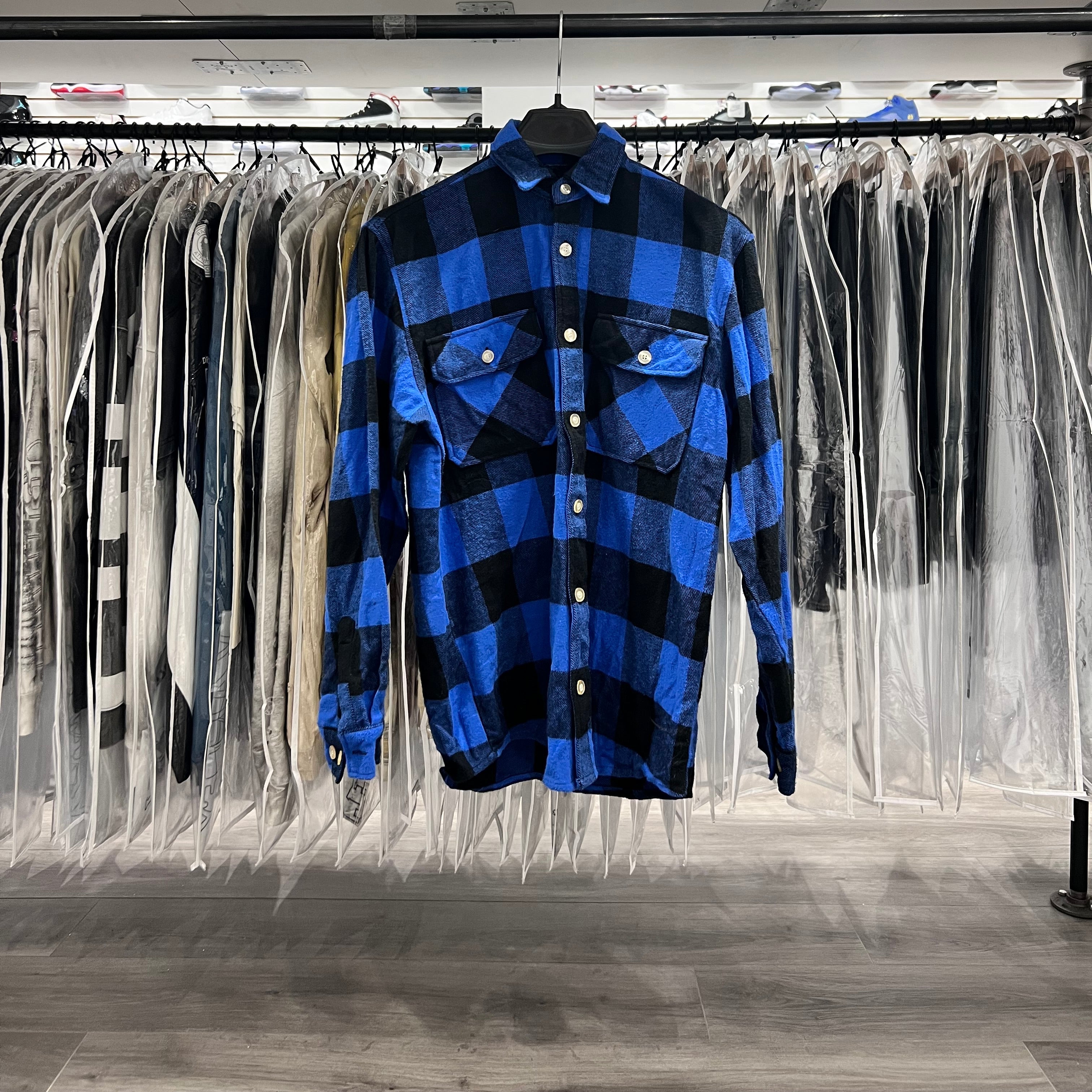 Anti Social Social Club Flannel Blue (Lightly Worn)