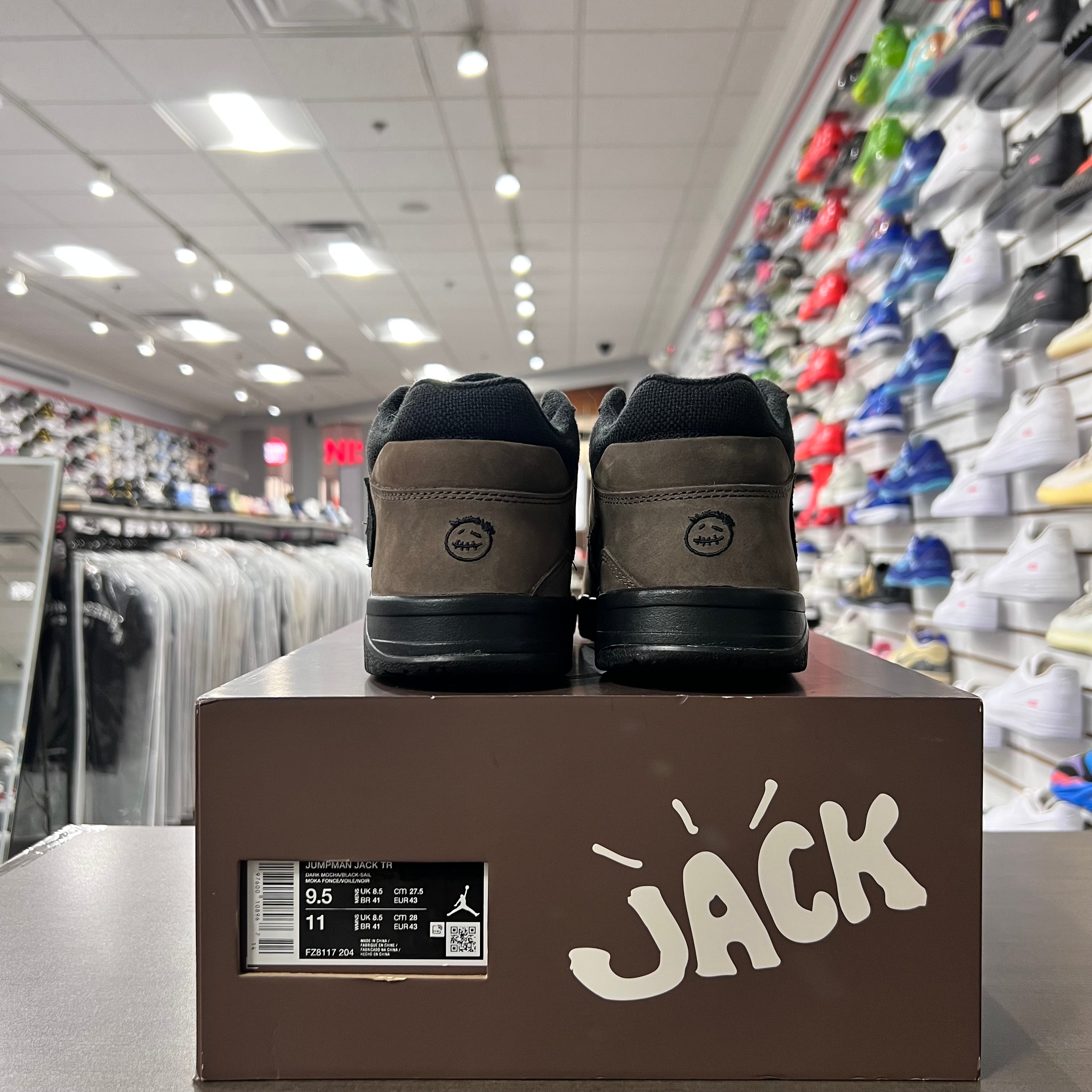 Jordan X Travis Scott Jumpman Jack Mocha (Lightly Worn)