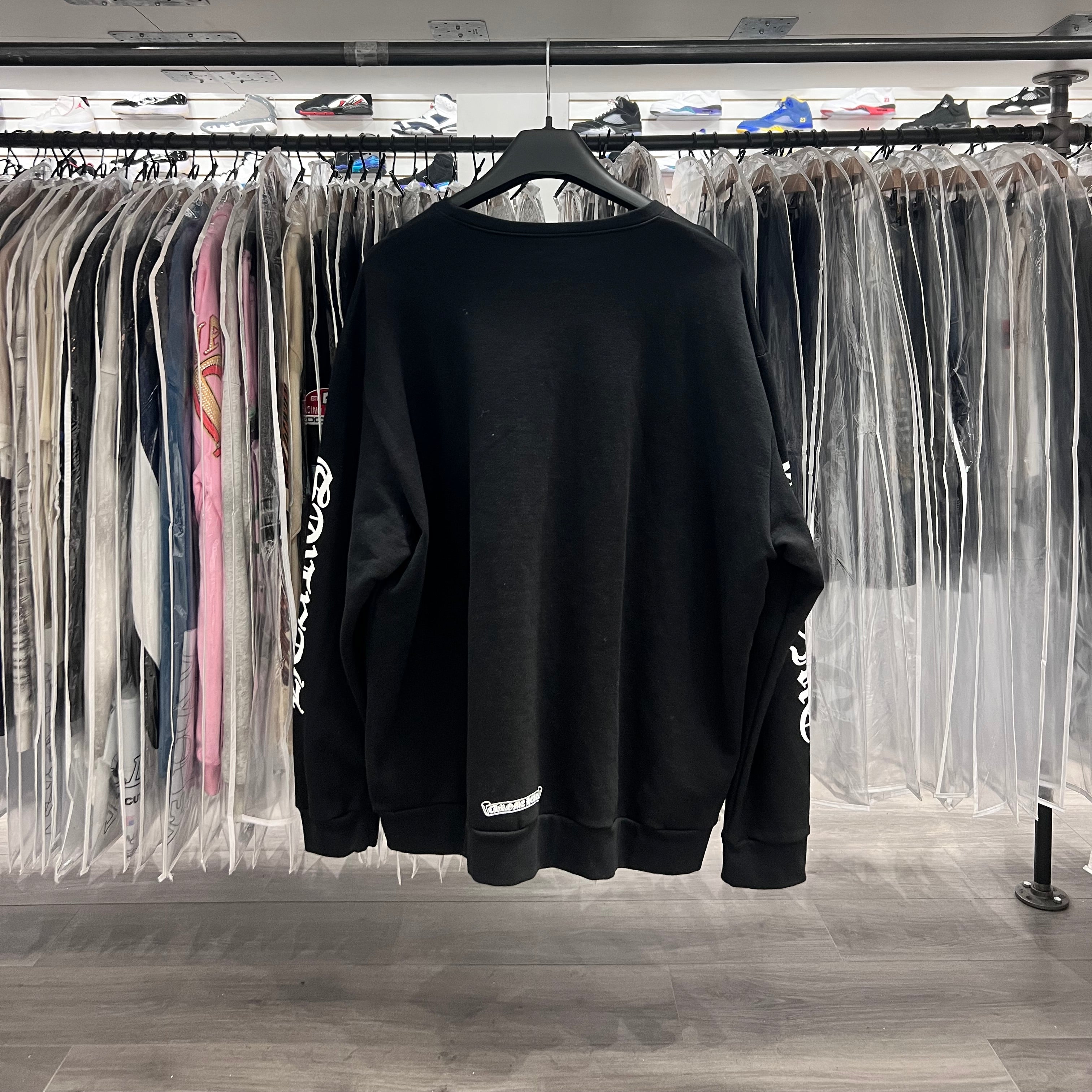 Chrome Hearts Scroll Crewneck Black