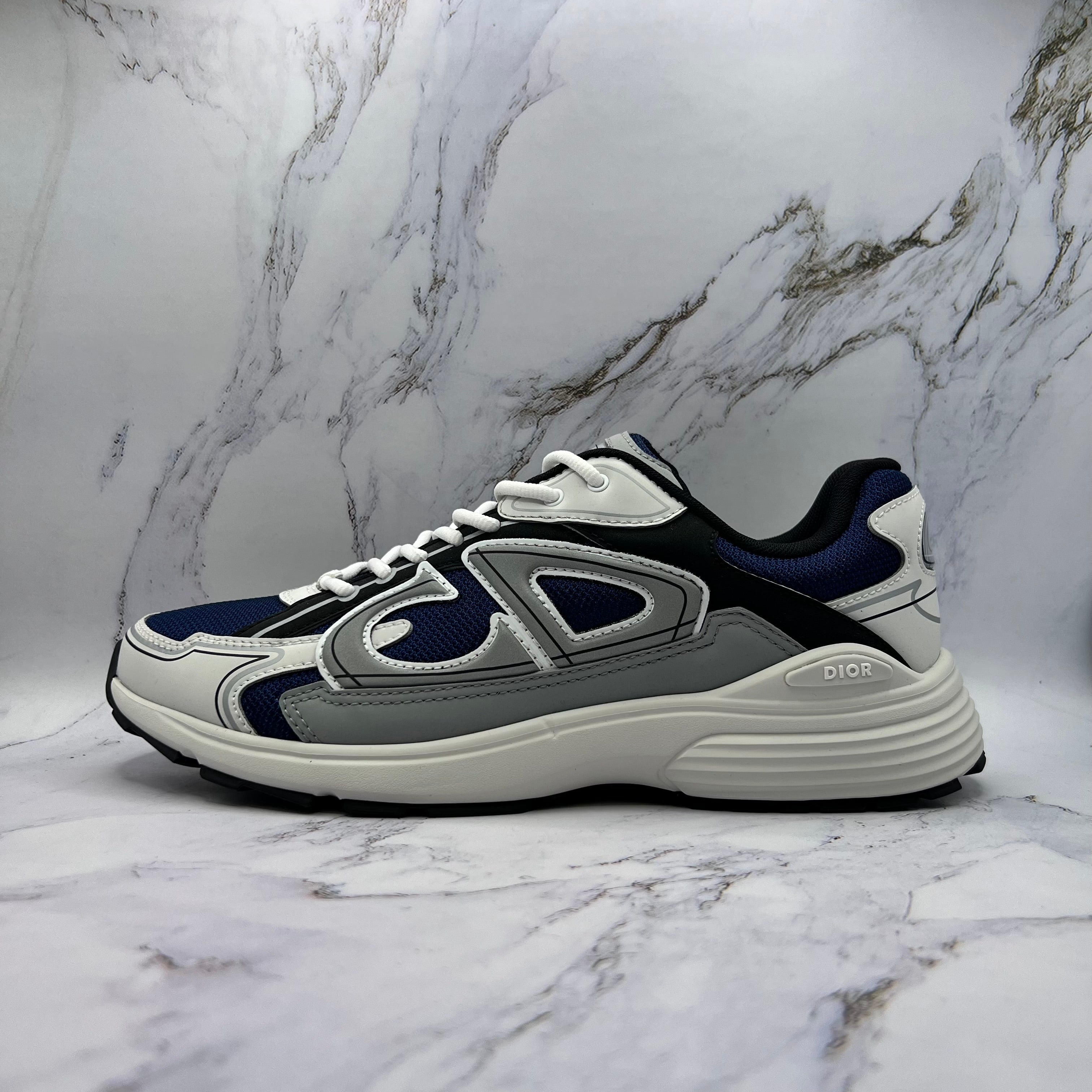 Christian Dior B30 White/Silver/Navy (Replacement Box)