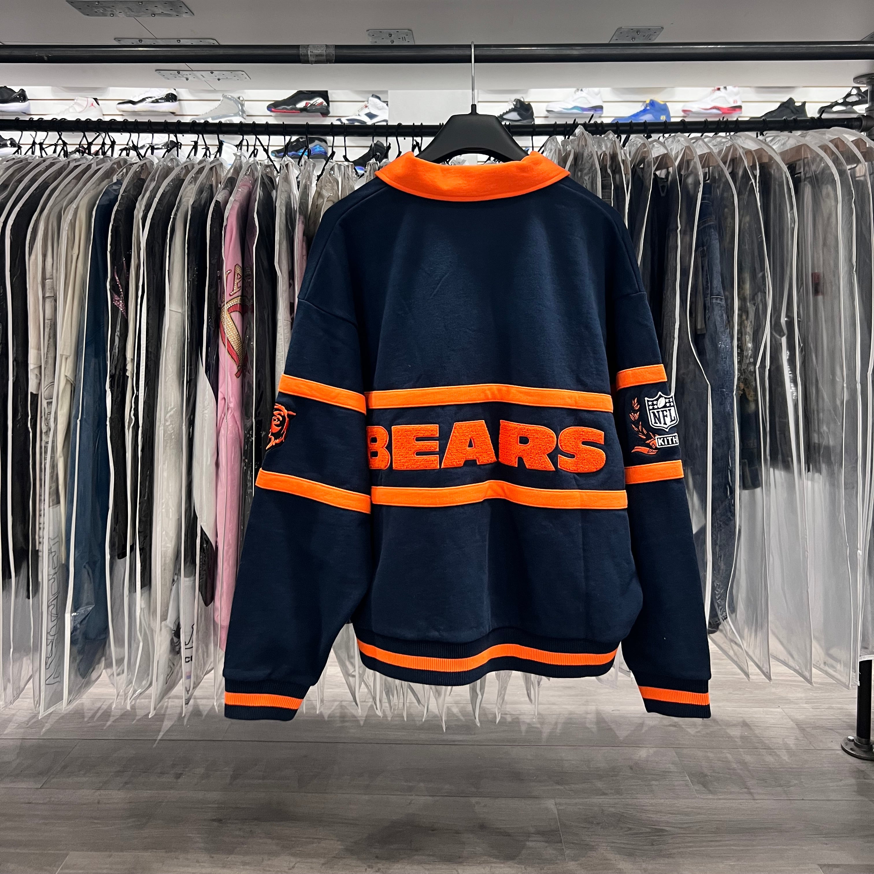 Kith X NFL Chicago Bears Vintage Rugby Sweater