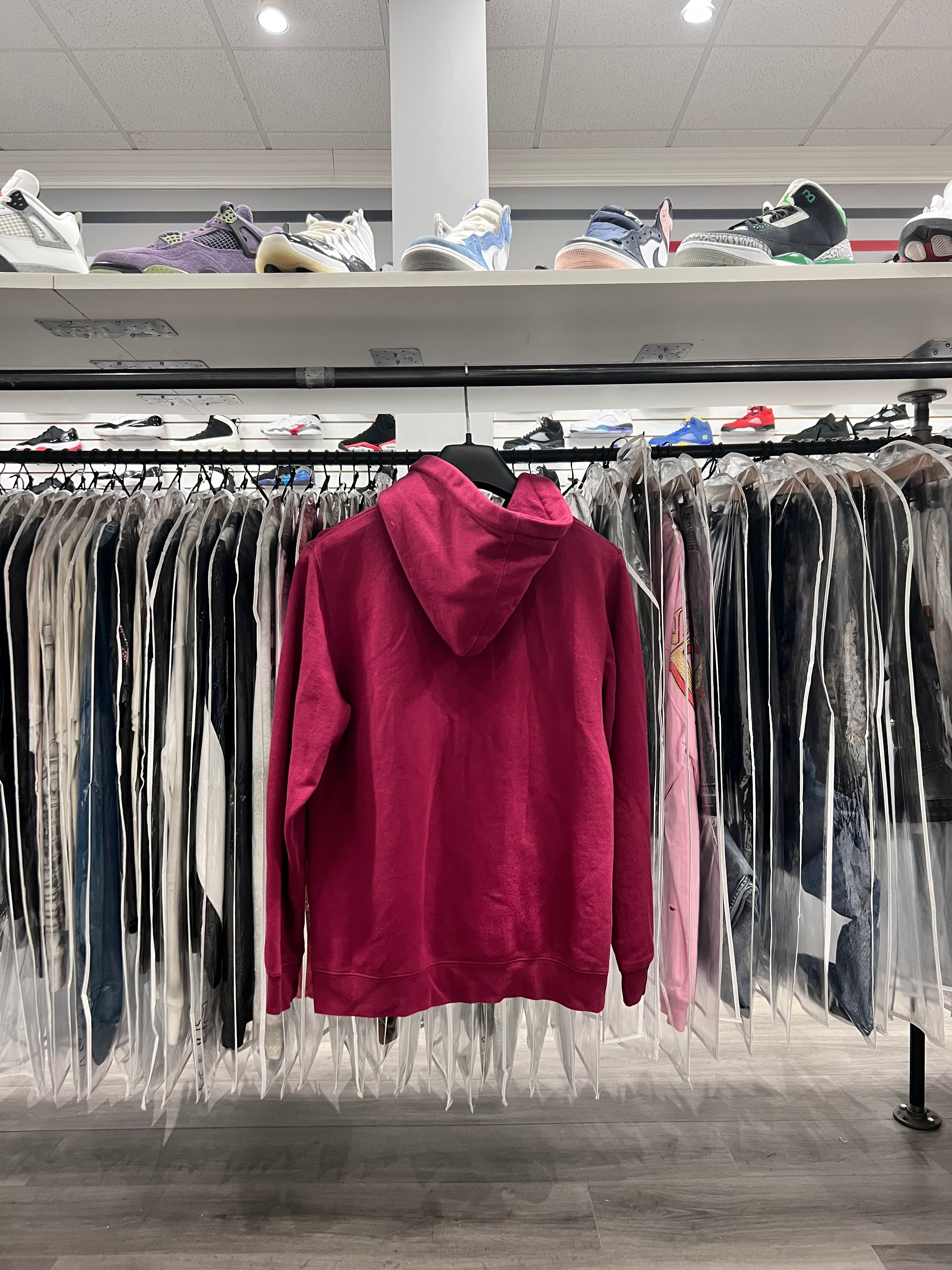 Undefeated Staple Hoodie Maroon (Lightly Worn)