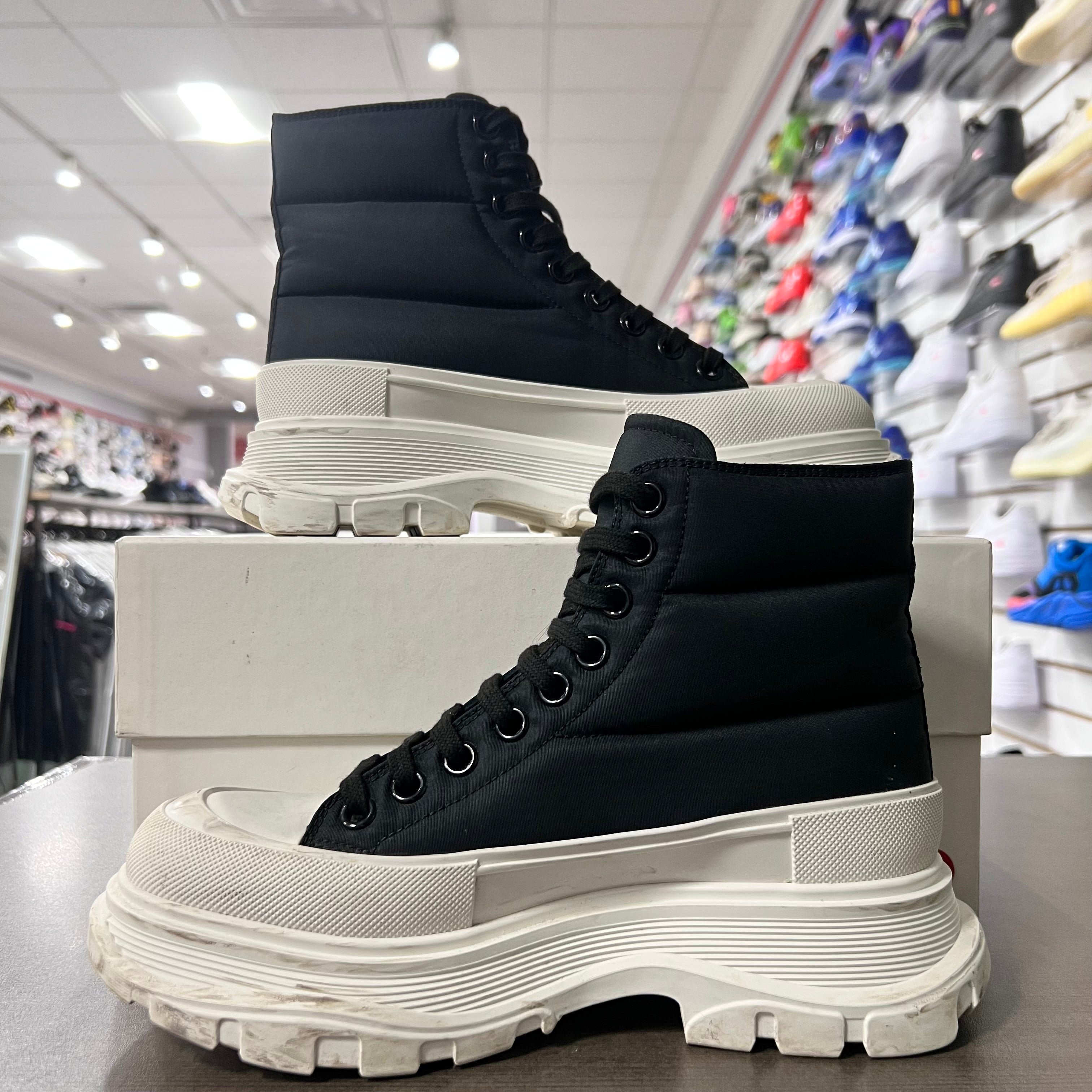 Alexander Mcqueen Combat Boots (Lightly Worn)