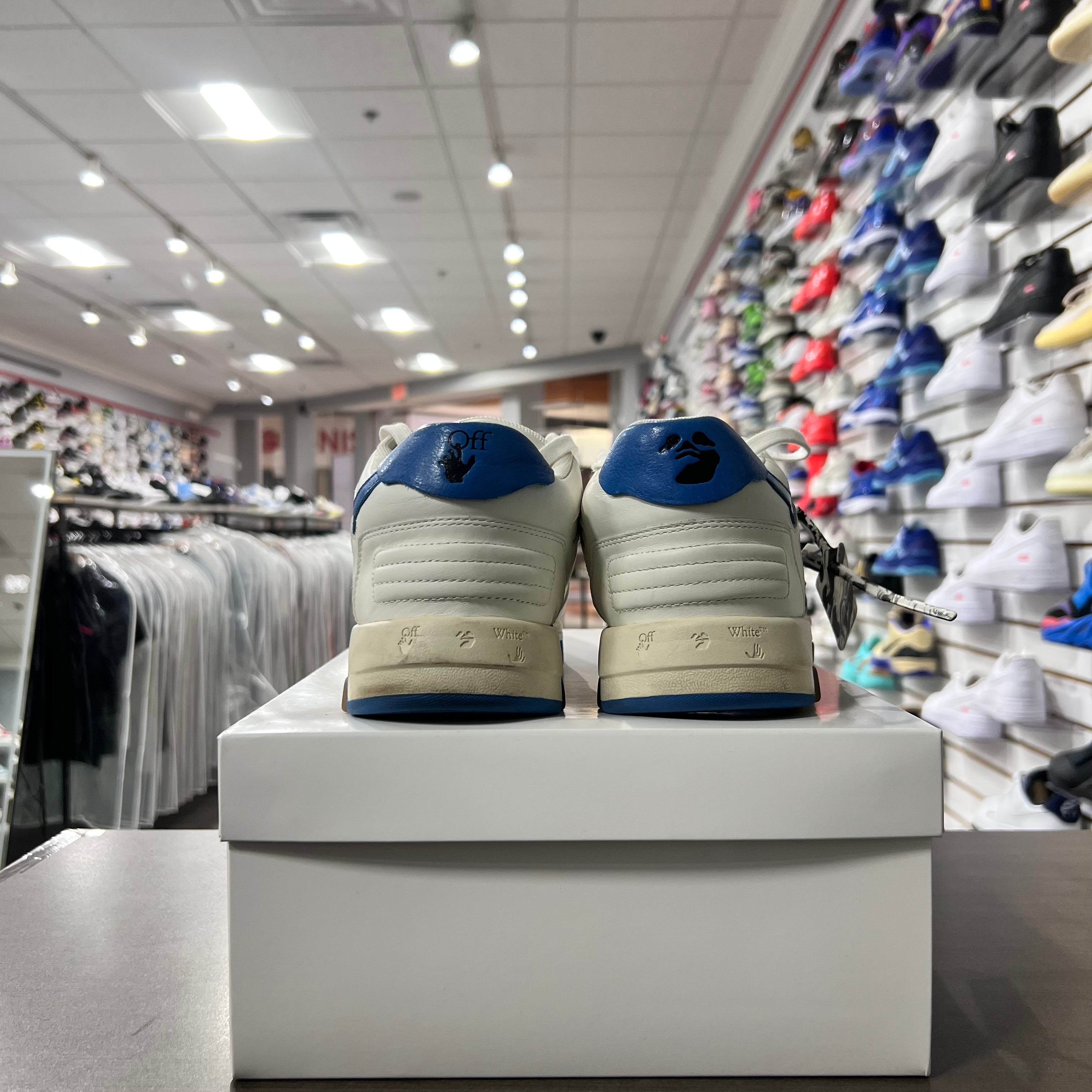 Off White Out Of Office Sneaker Blue White (Lightly Worn+Replacement Box)