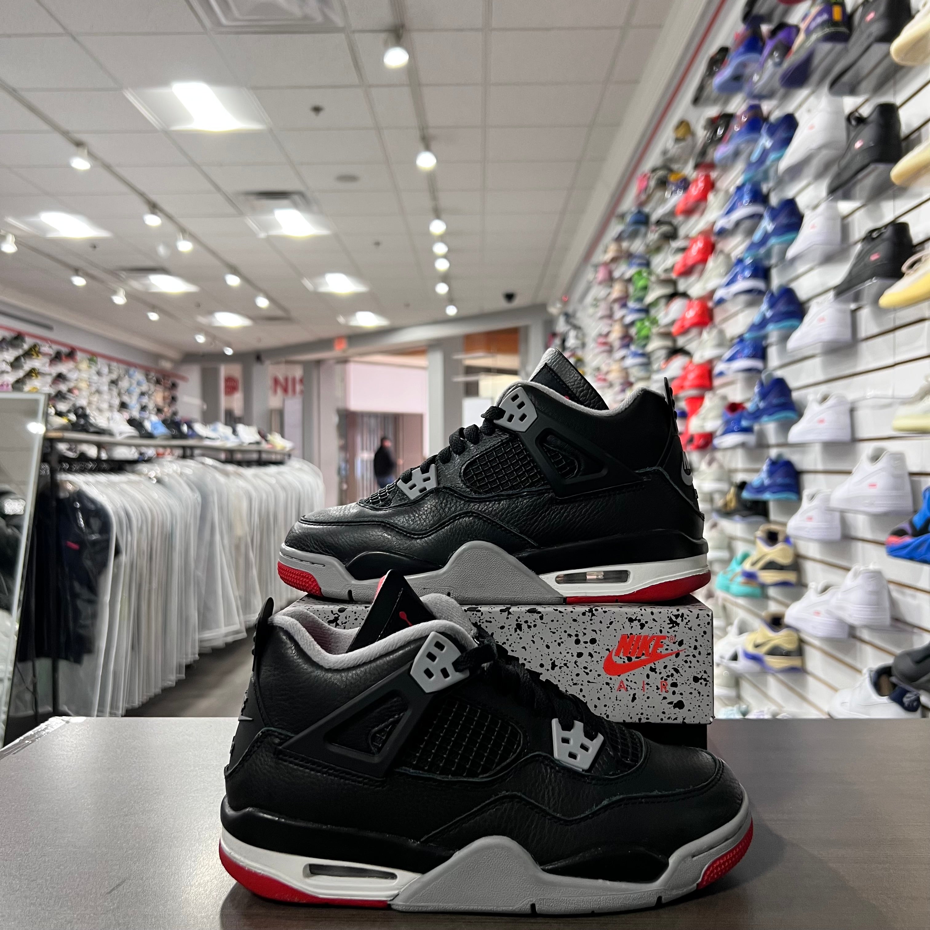 Jordan Retro 4 Gs Bred Reimagined (Lightly Worn)